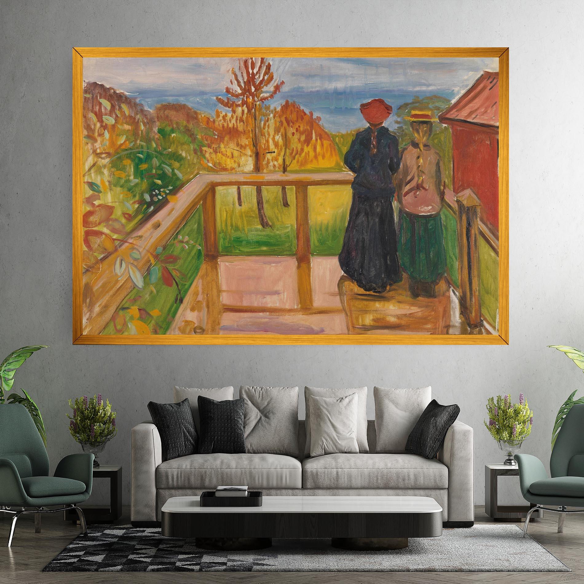 Tablou Canvas On The Veranda mockup 7