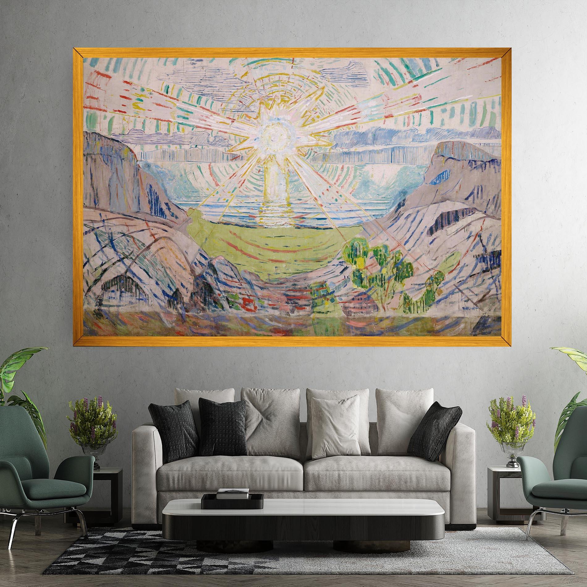 Tablou Canvas The Sun Art mockup 7