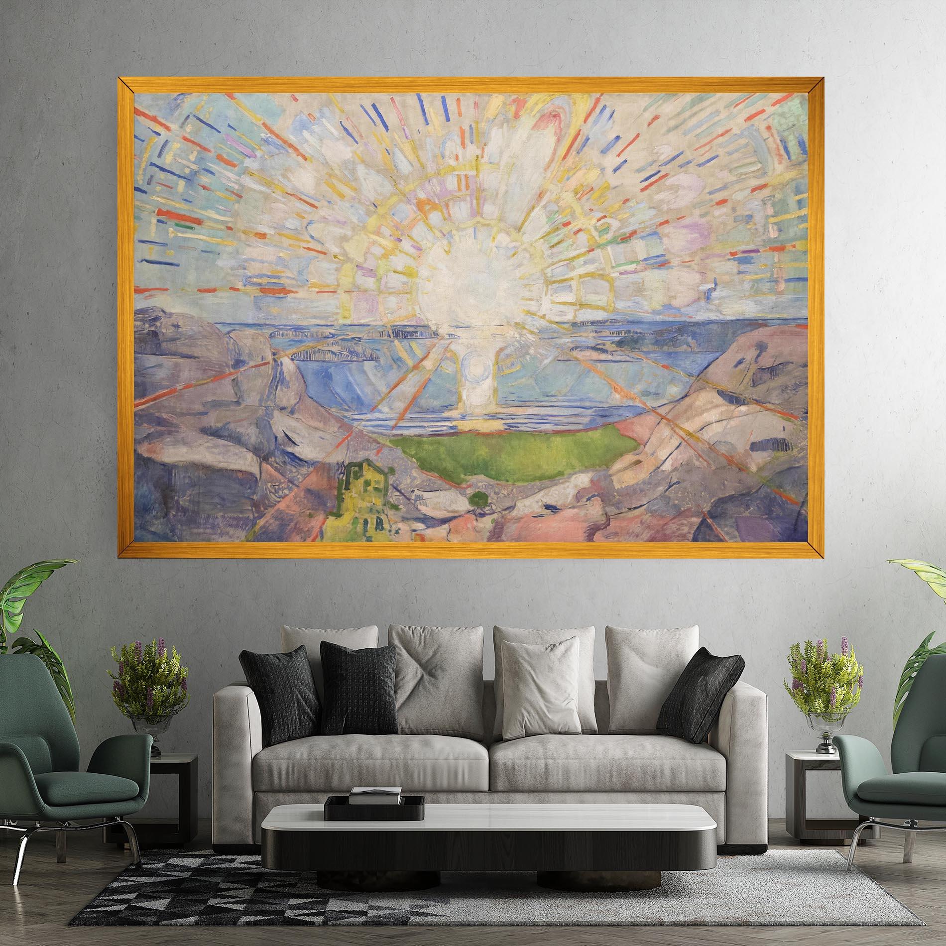 Tablou Canvas The Sun mockup 7