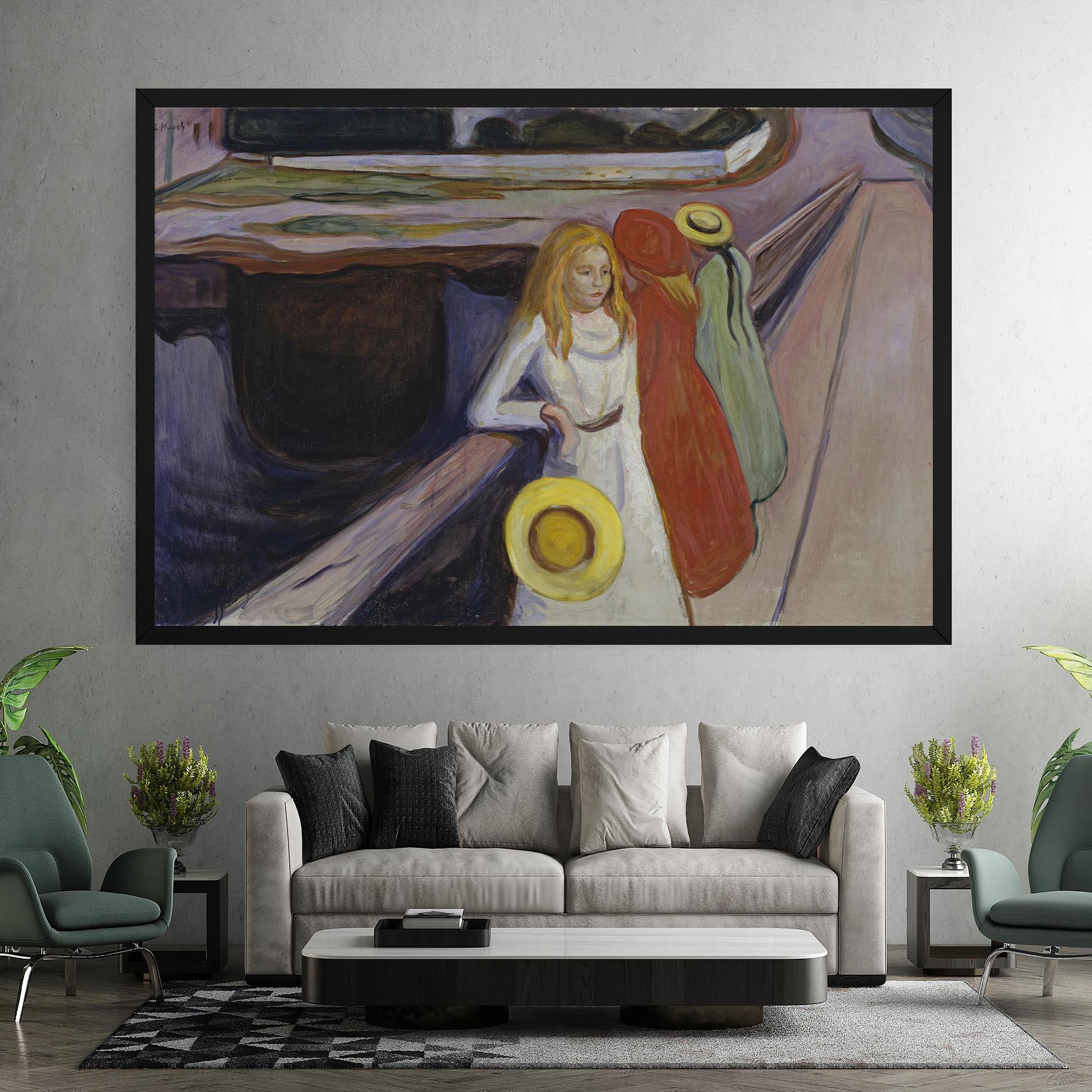 Tablou Canvas Bridge Girls mockup 7