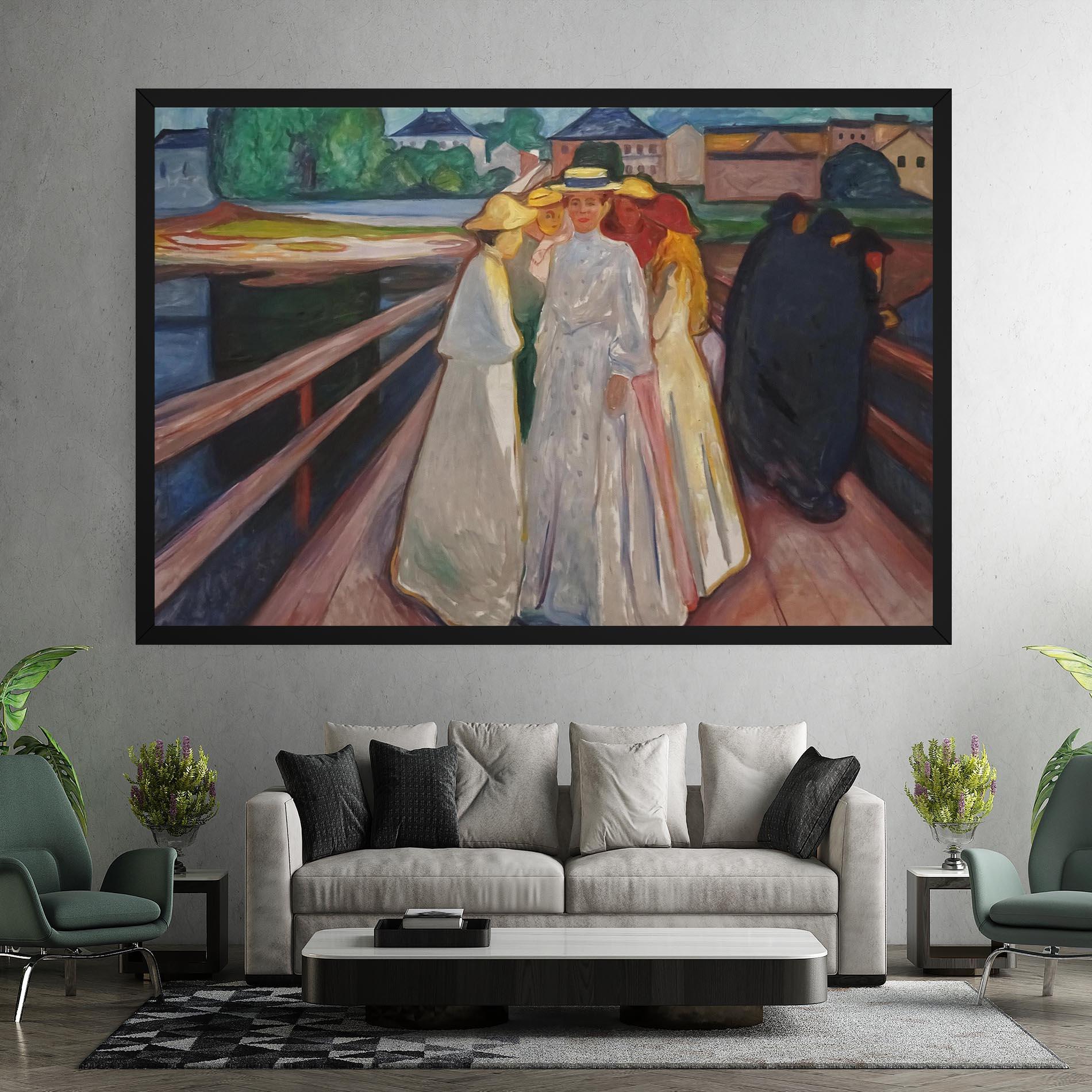 Tablou Canvas Munch Art mockup 7