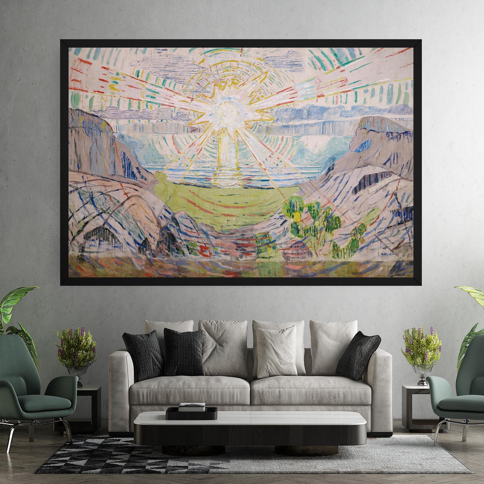 Tablou Canvas The Sun Art mockup 7