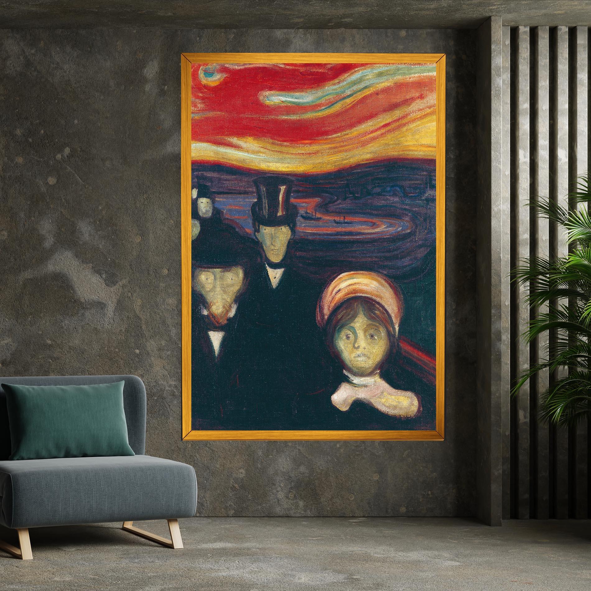 Tablou Canvas Anxiety mockup 7