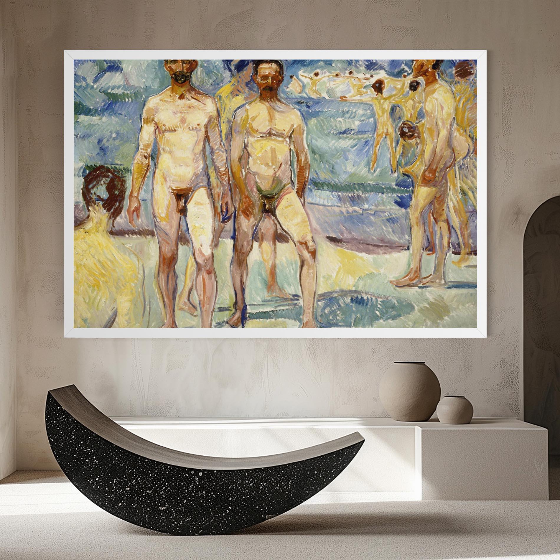 Tablou Canvas Bathing Men mockup 8