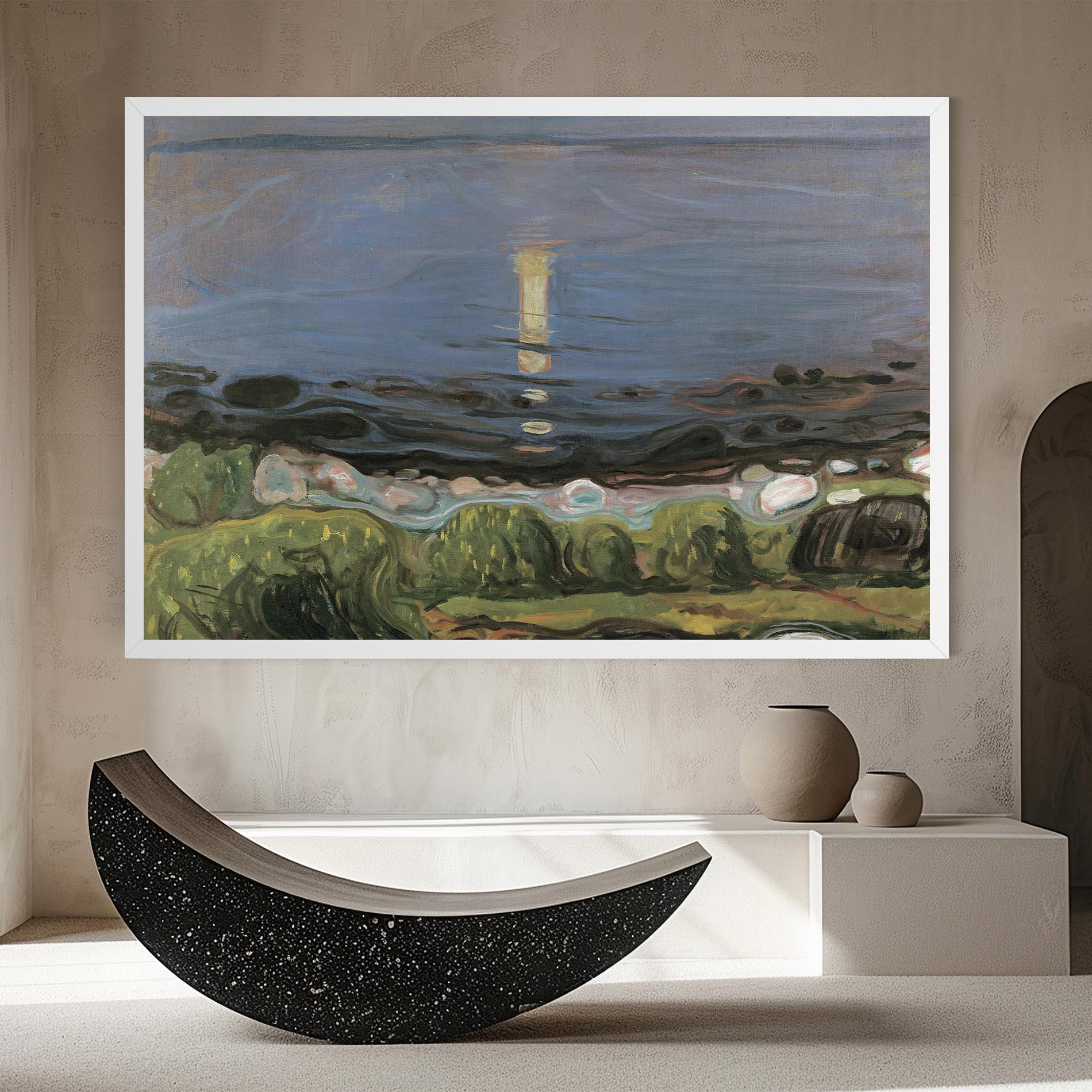 Tablou Canvas Summer Night Beach mockup 8