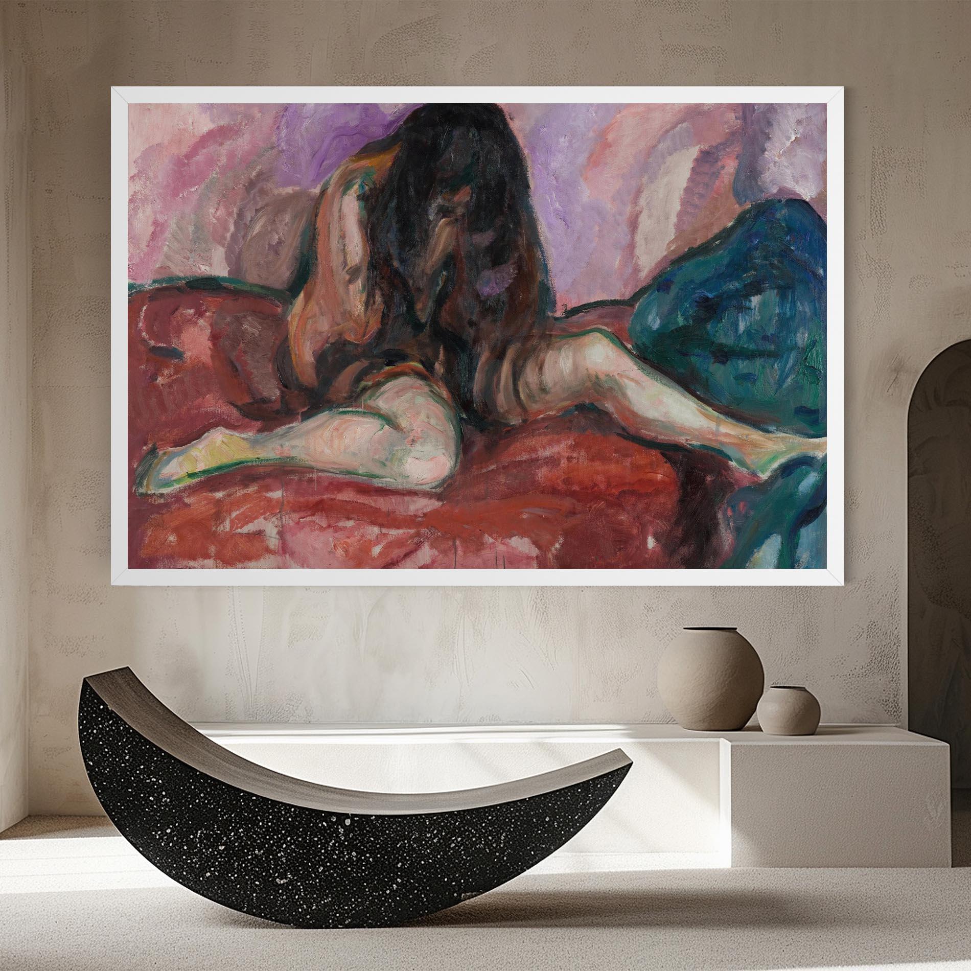 Tablou Canvas Weeping Nude mockup 8