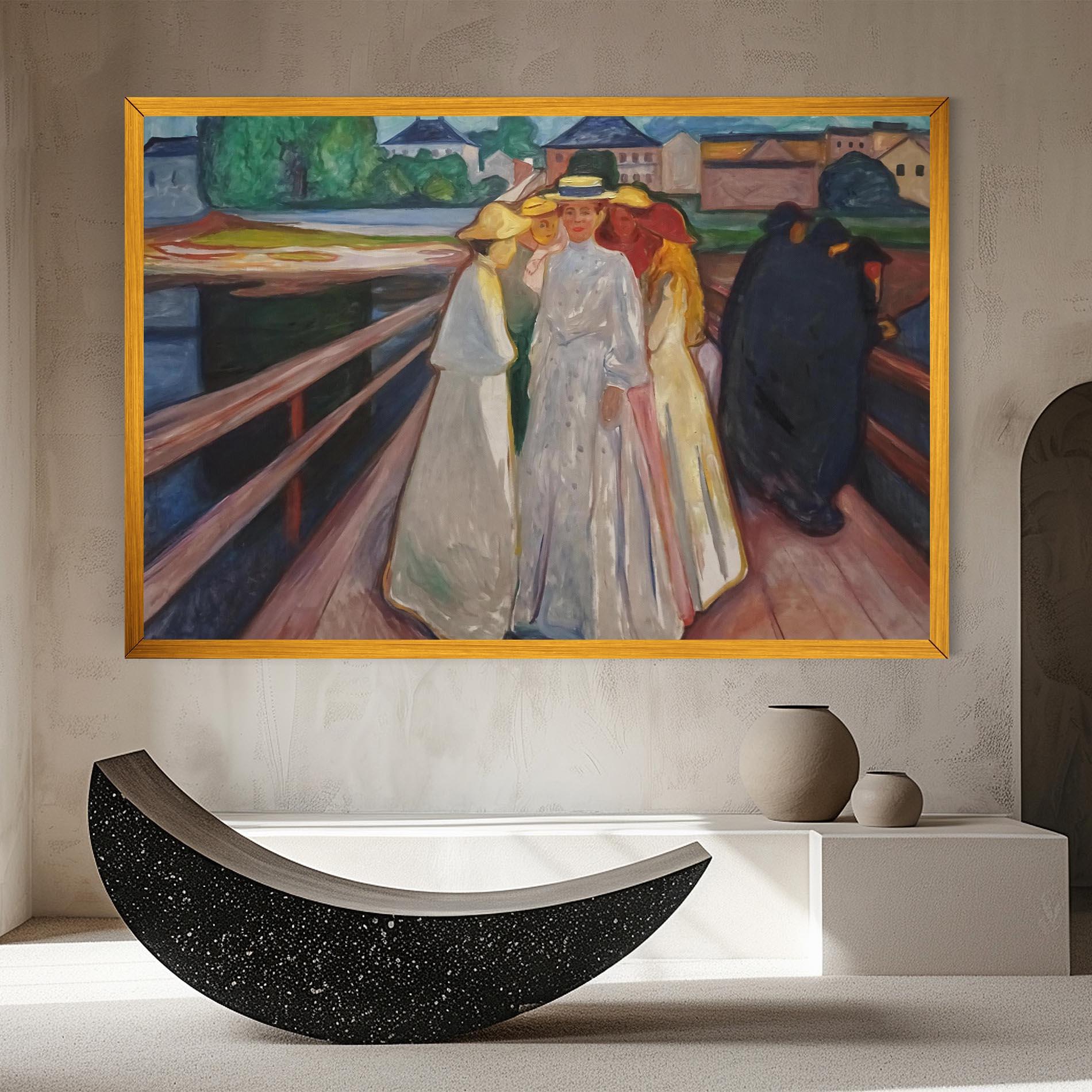 Tablou Canvas Munch Art mockup 8