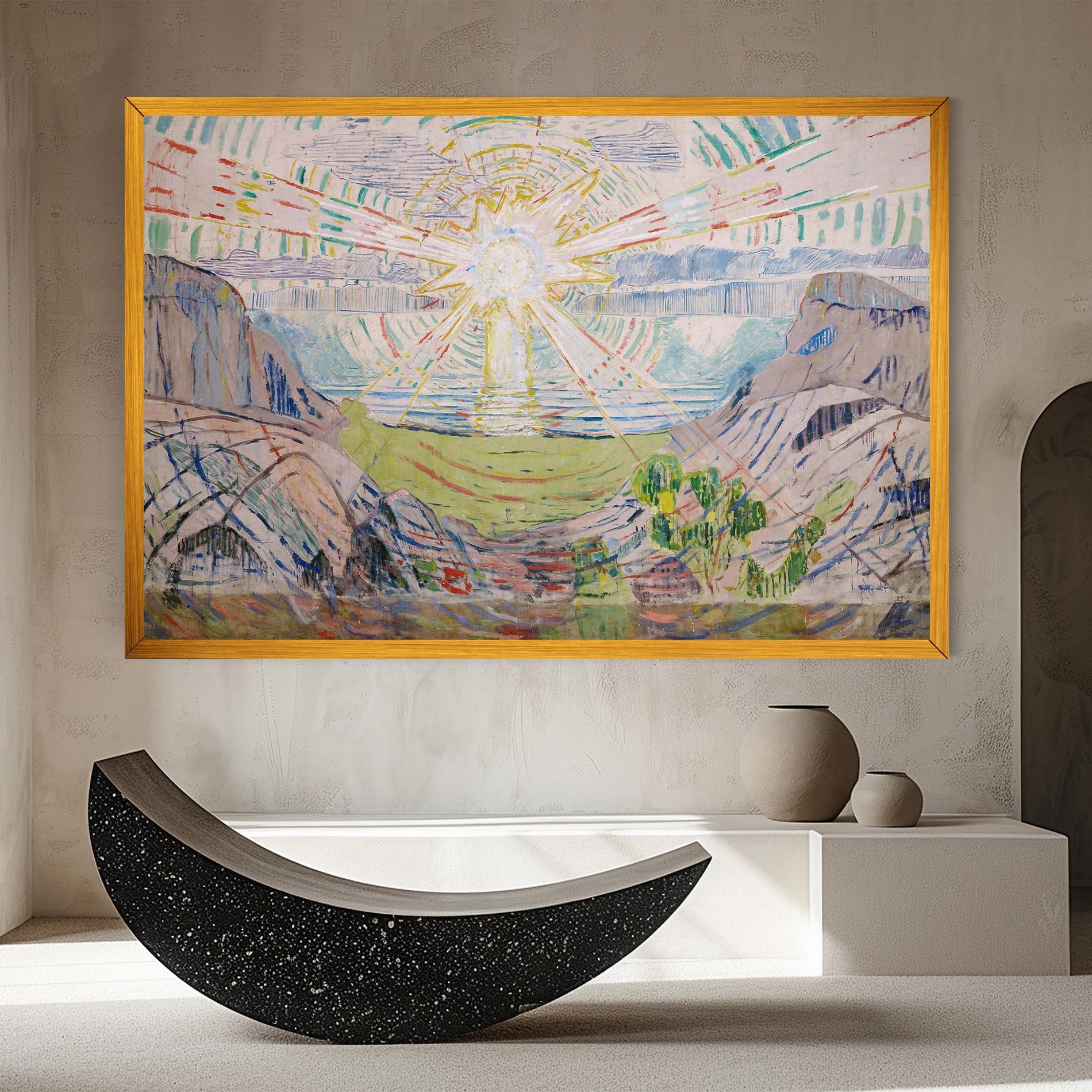 Tablou Canvas The Sun Art mockup 8