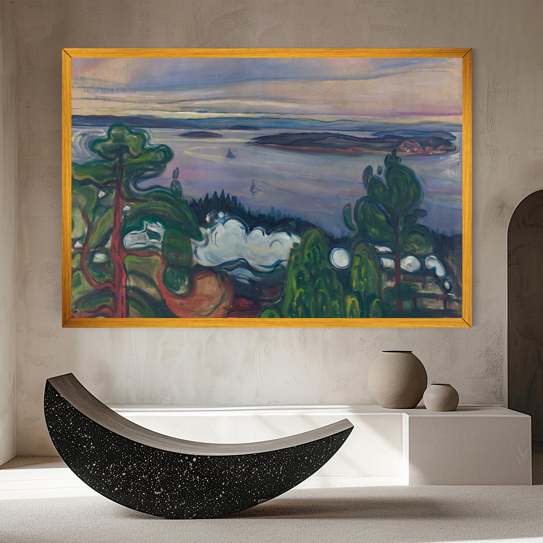 Tablou Canvas Train Smoke mockup 8