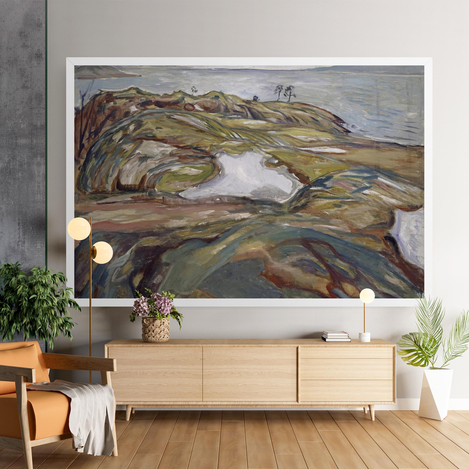 Tablou Canvas Coastal Landscape mockup 9