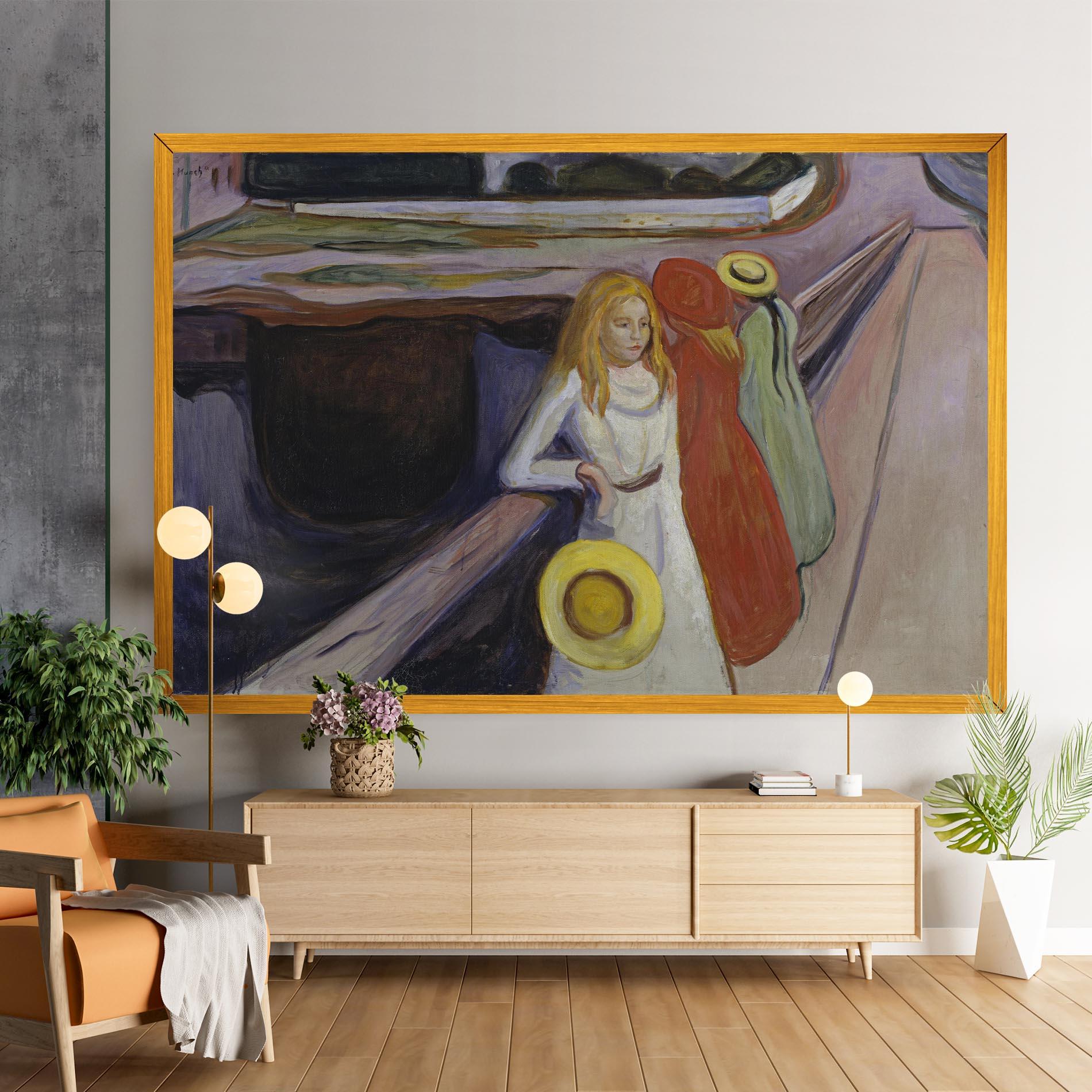 Tablou Canvas Bridge Girls mockup 9