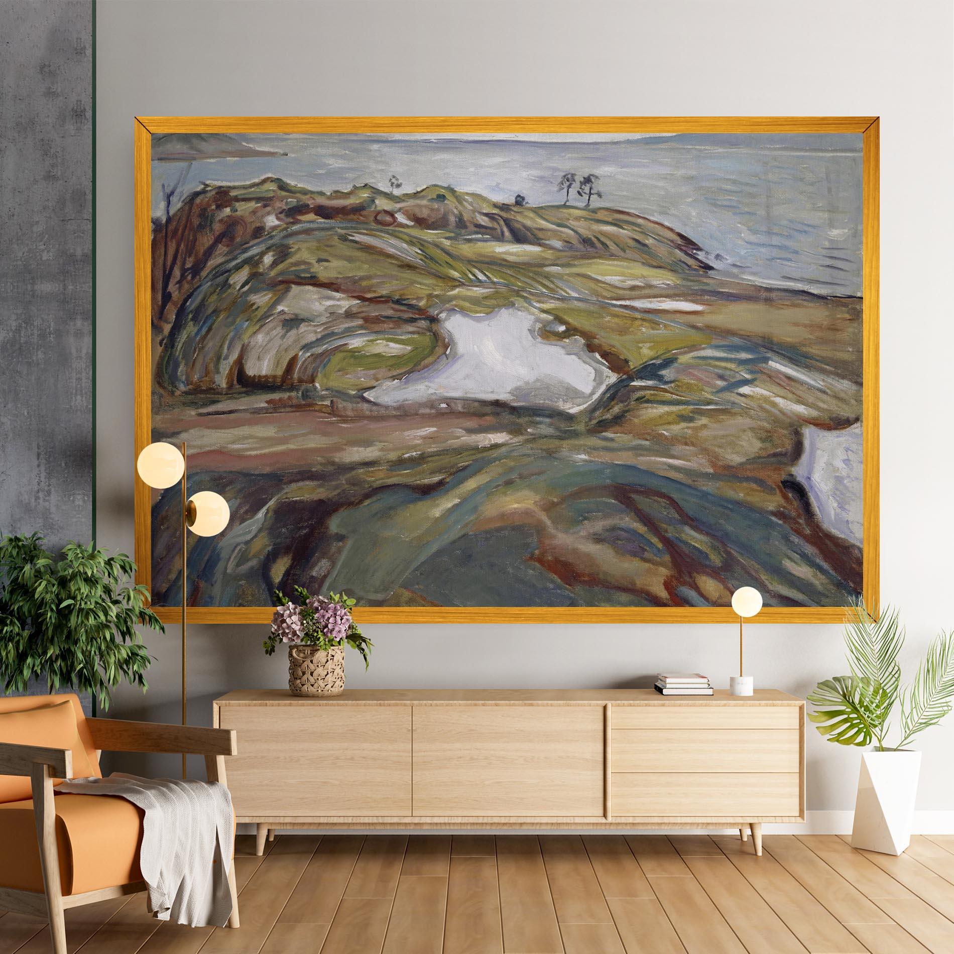 Tablou Canvas Coastal Landscape mockup 9