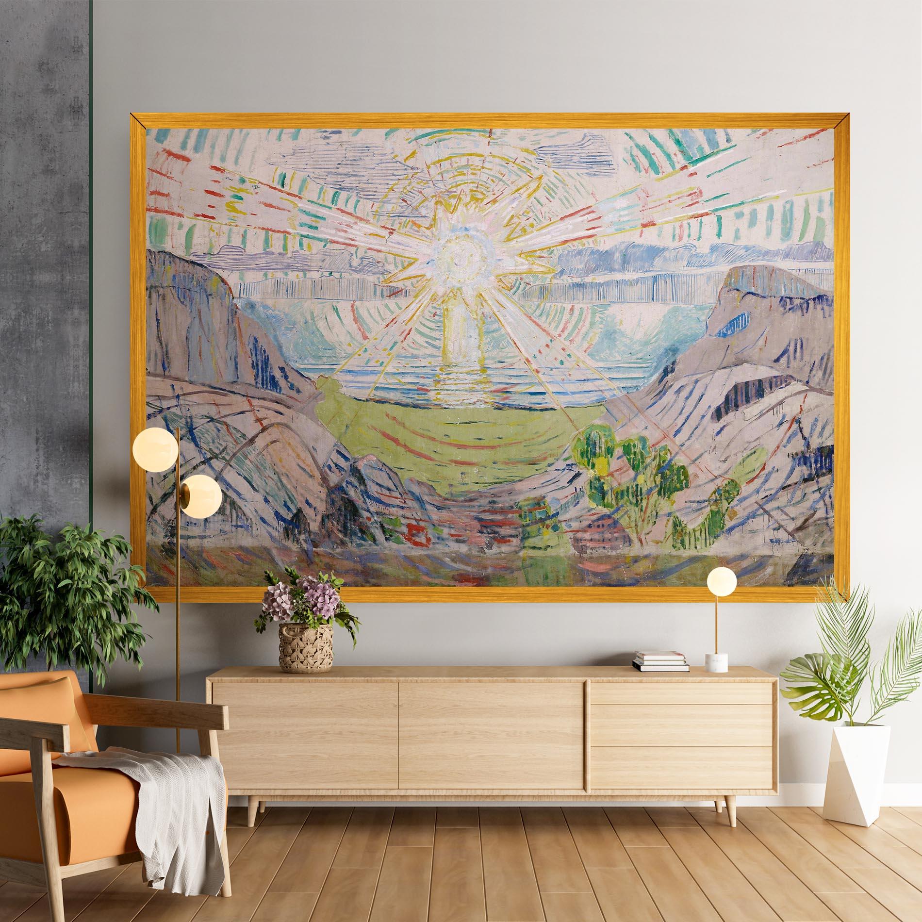 Tablou Canvas The Sun Art mockup 9