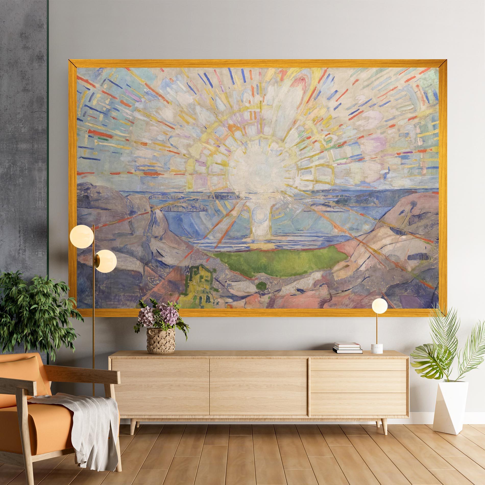 Tablou Canvas The Sun mockup 9