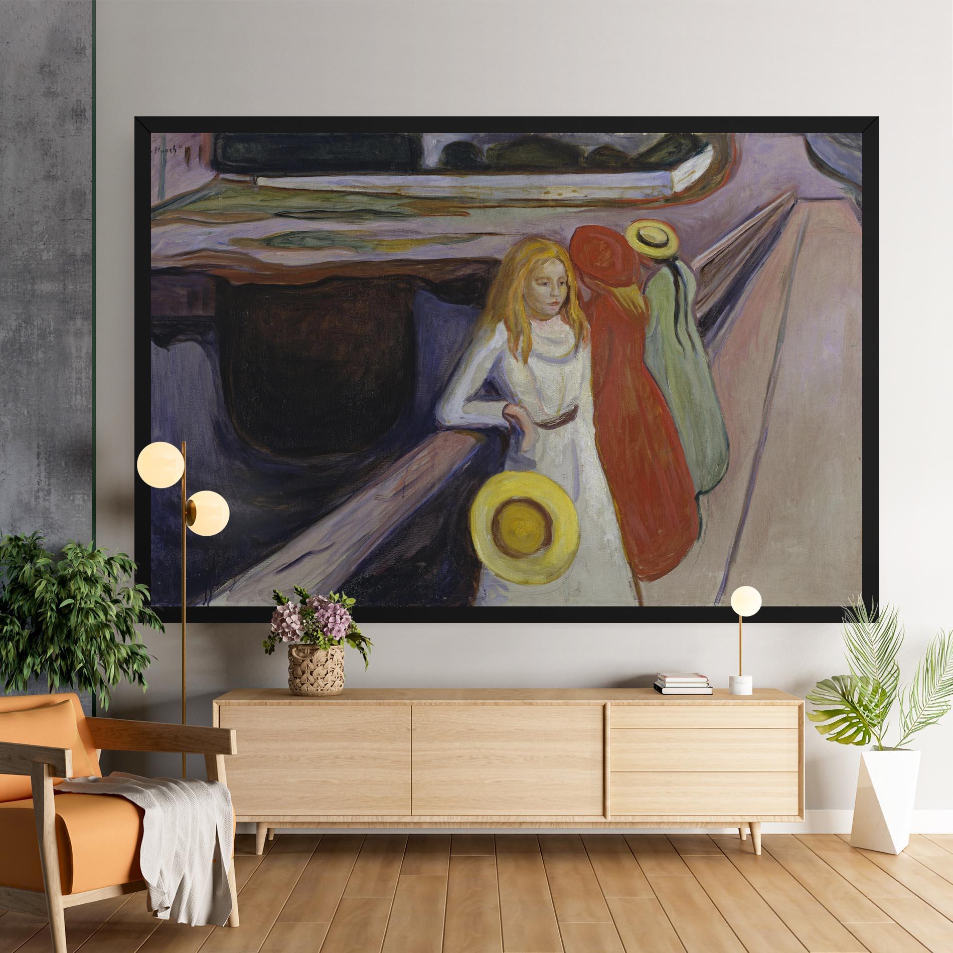 Tablou Canvas Bridge Girls mockup 9