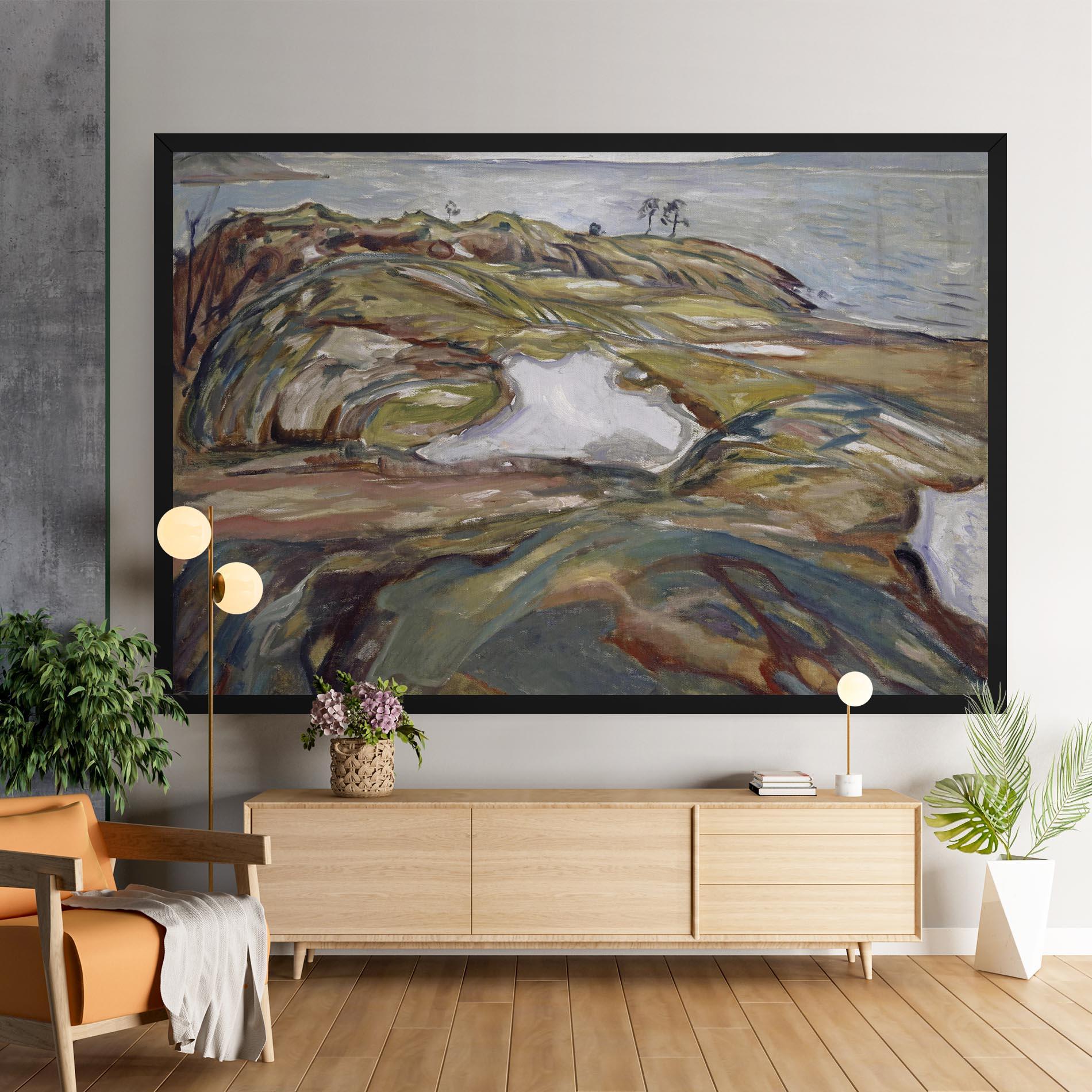 Tablou Canvas Coastal Landscape mockup 9