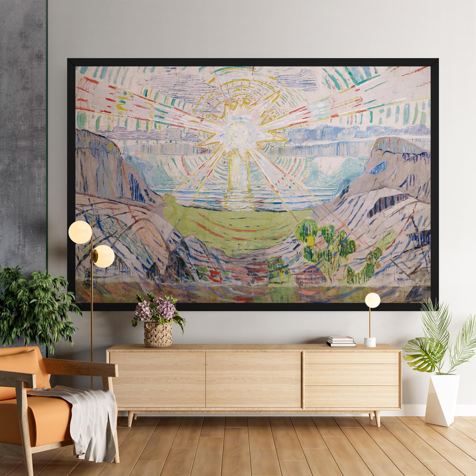 Tablou Canvas The Sun Art mockup 9