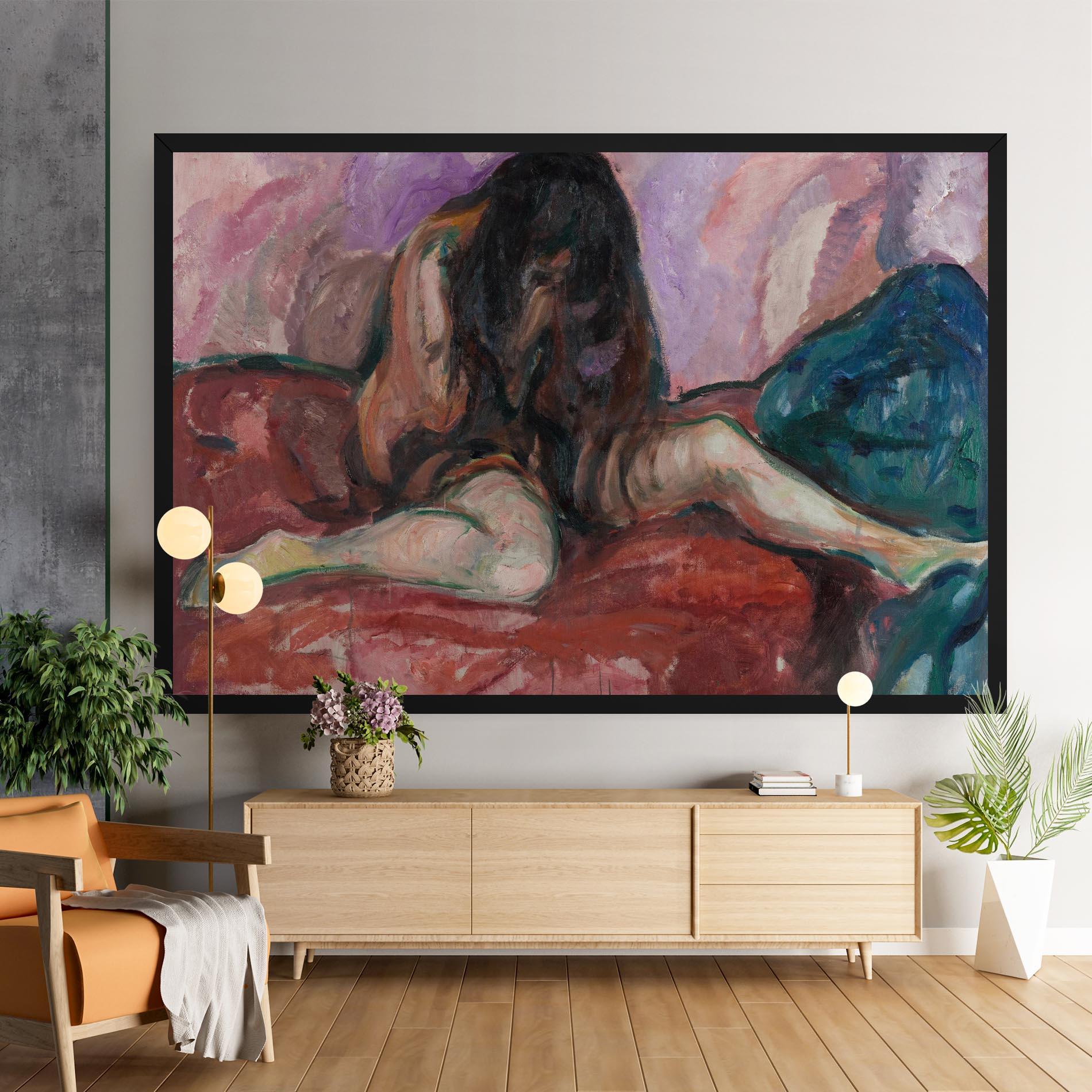 Tablou Canvas Weeping Nude mockup 9
