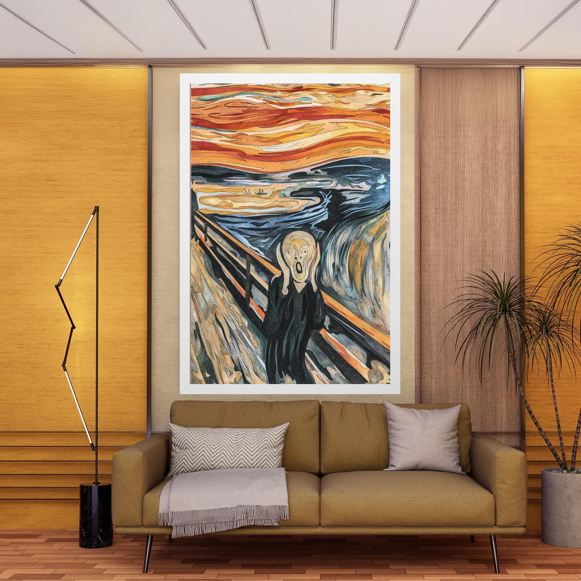 Tablou Canvas The Scream mockup 9