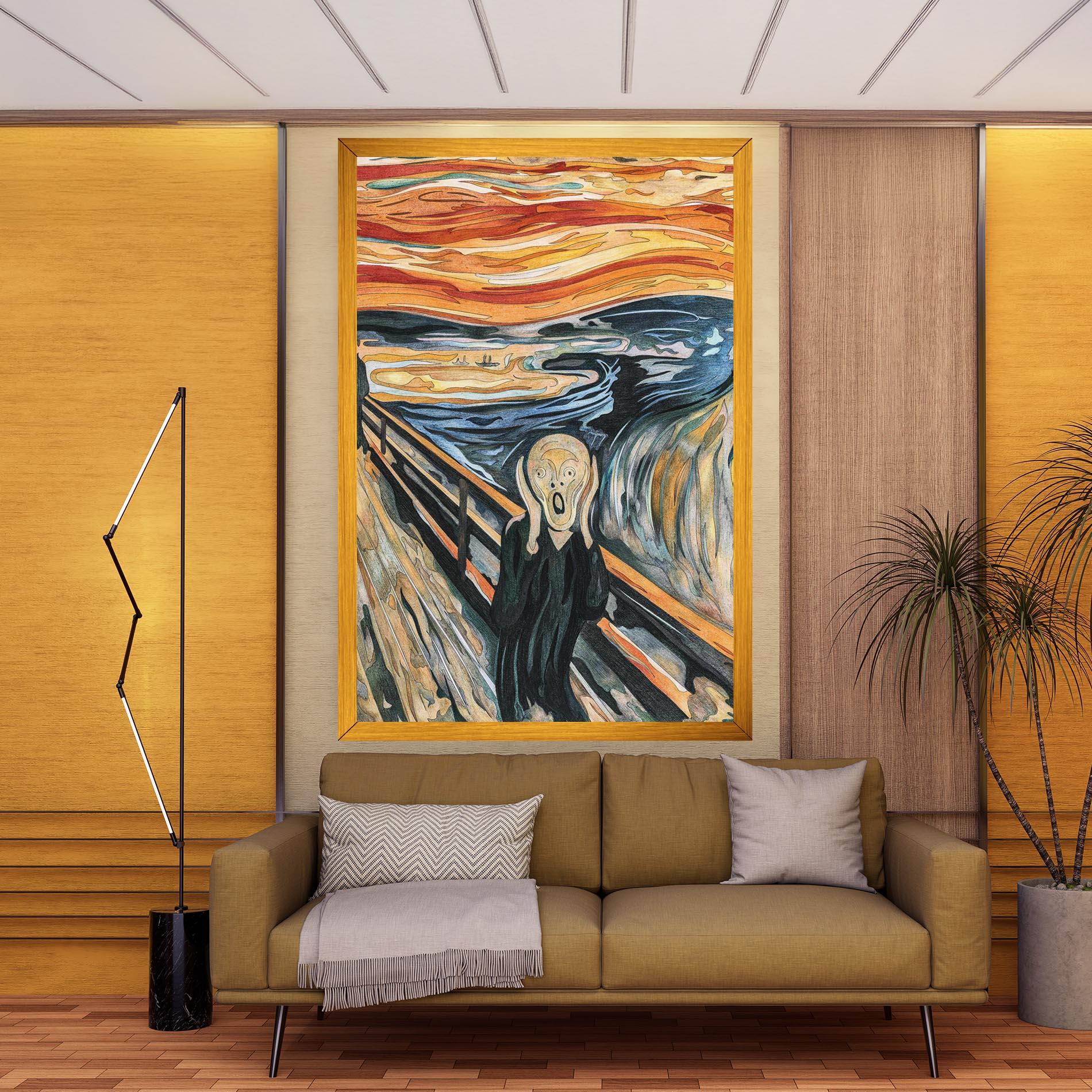 Tablou Canvas The Scream mockup 9