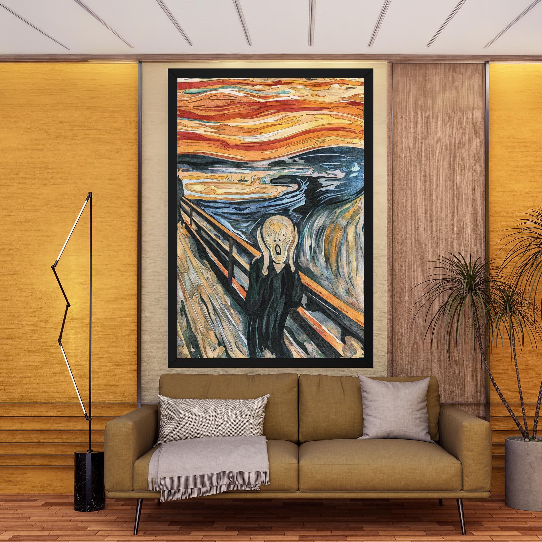 Tablou Canvas The Scream mockup 9