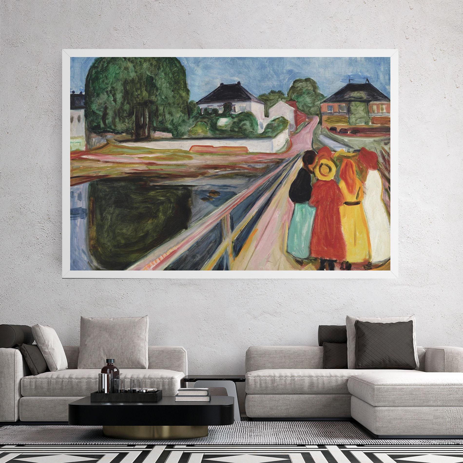 Tablou Canvas Pikene Pa Broen mockup 2