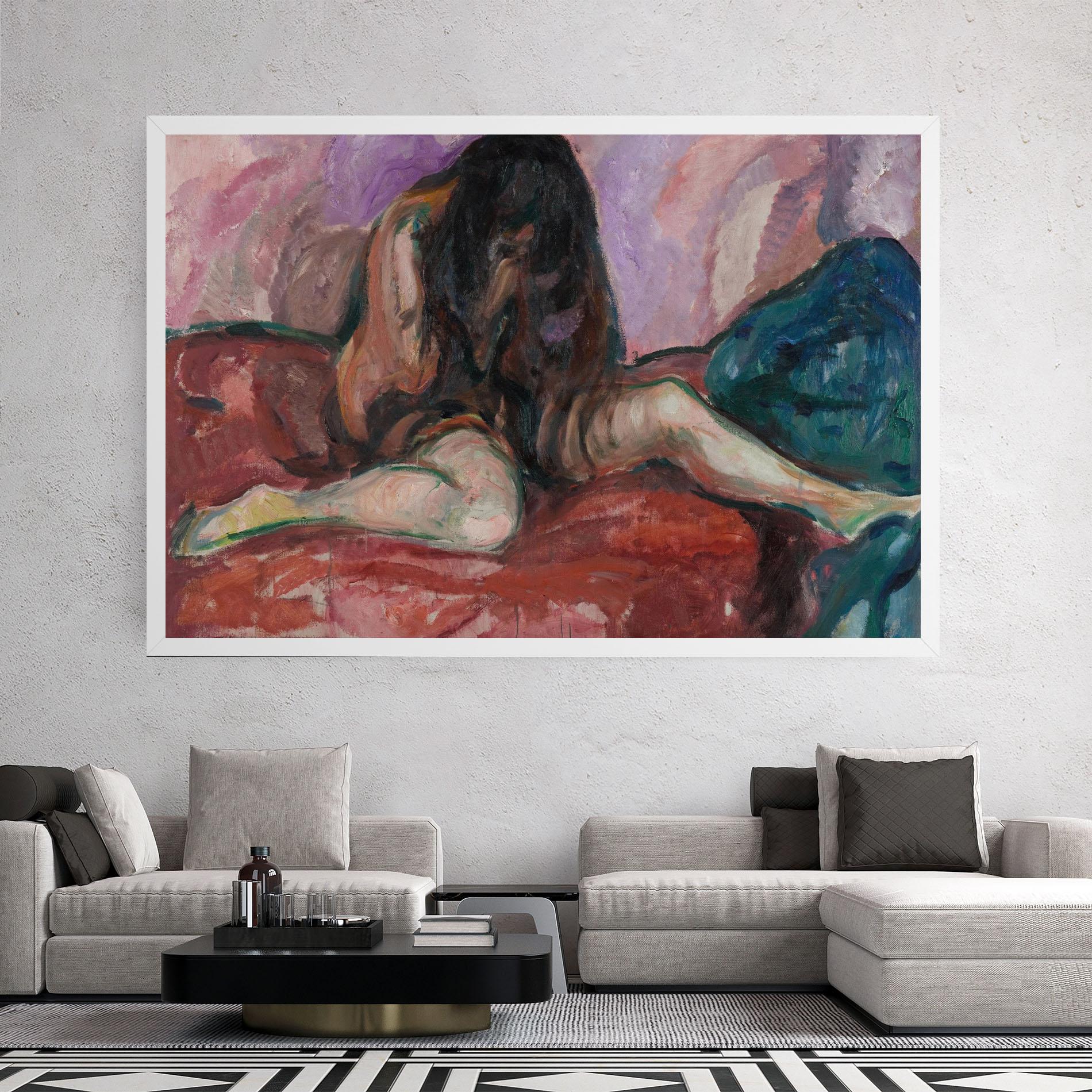 Tablou Canvas Weeping Nude mockup 2