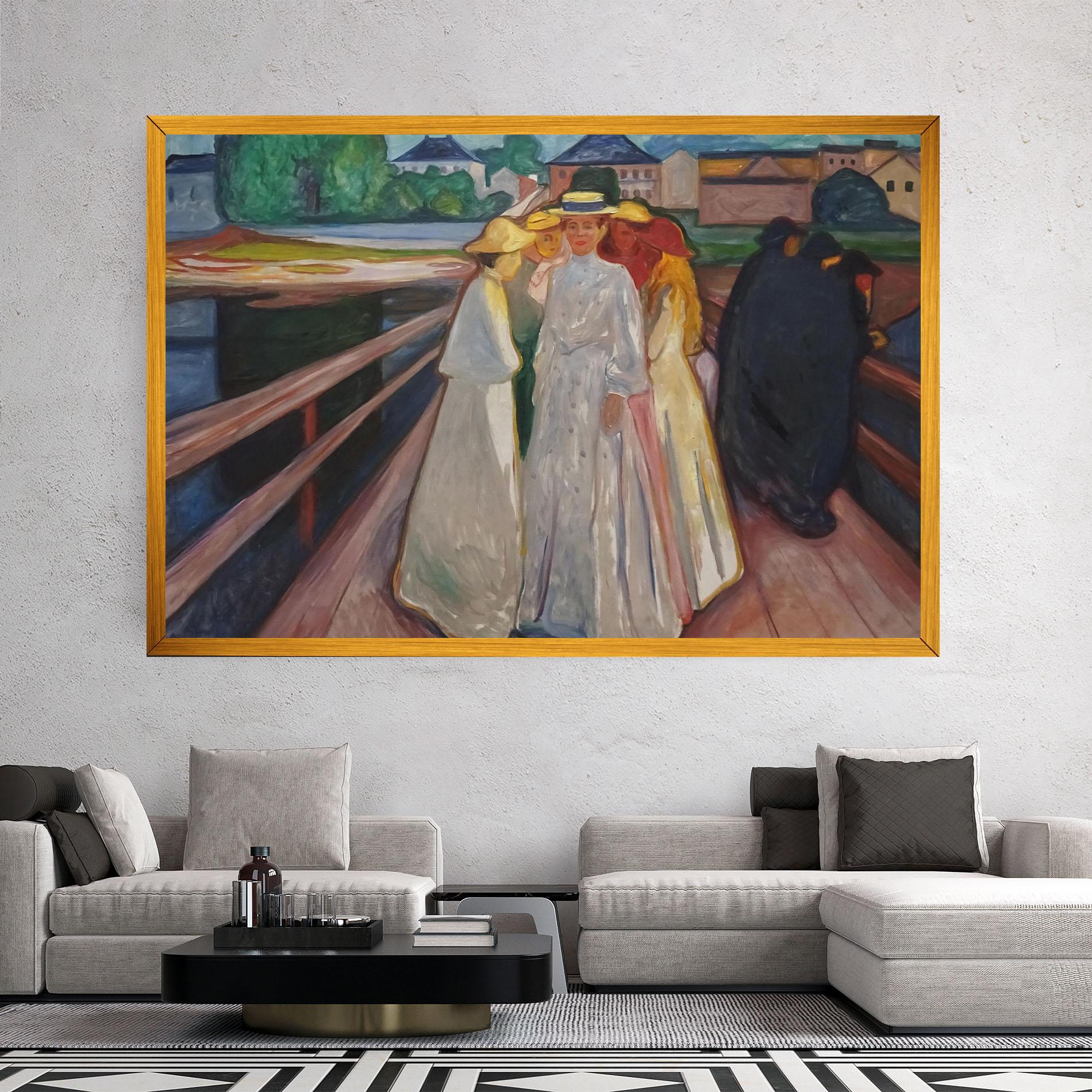 Tablou Canvas Munch Art mockup 2