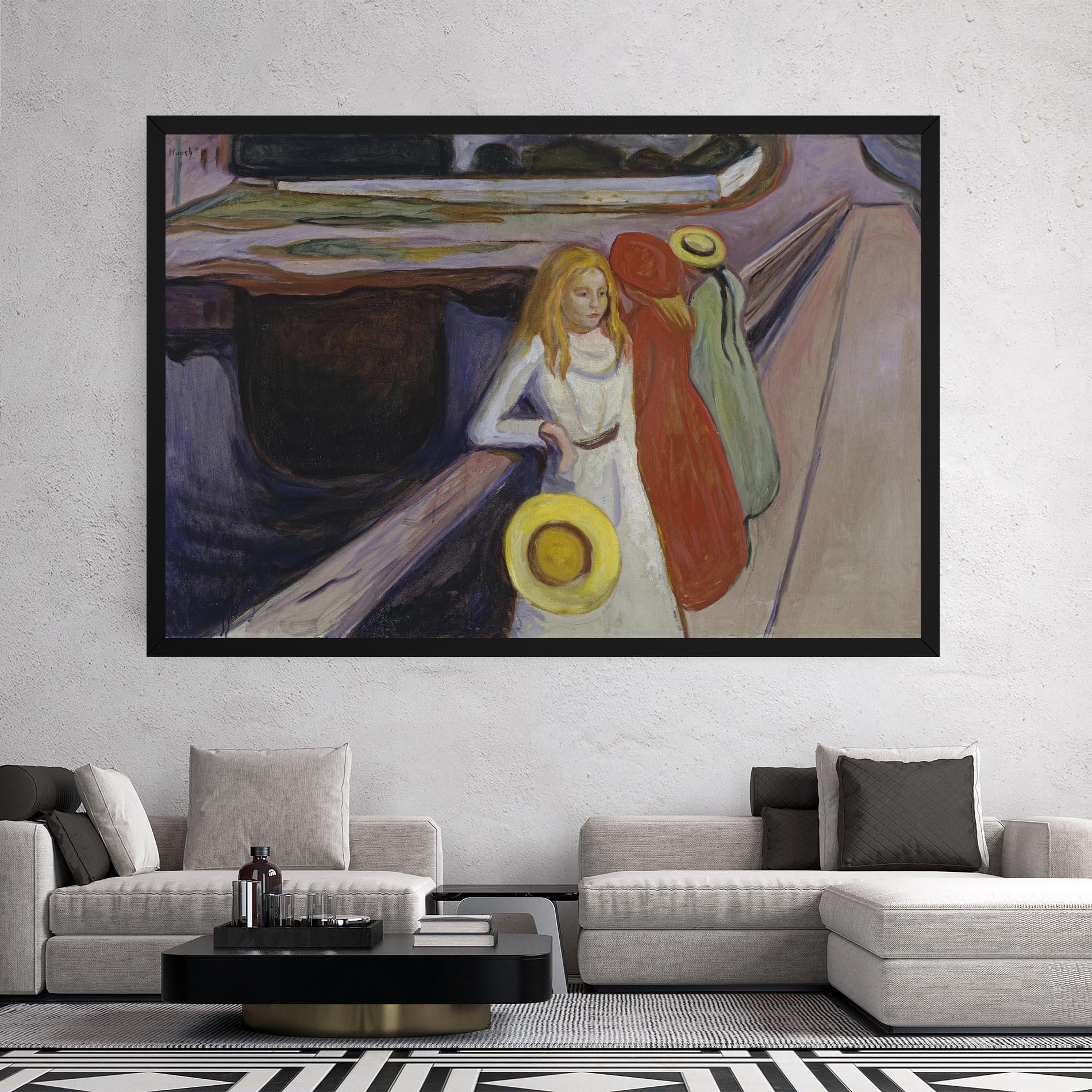 Tablou Canvas Bridge Girls mockup 2