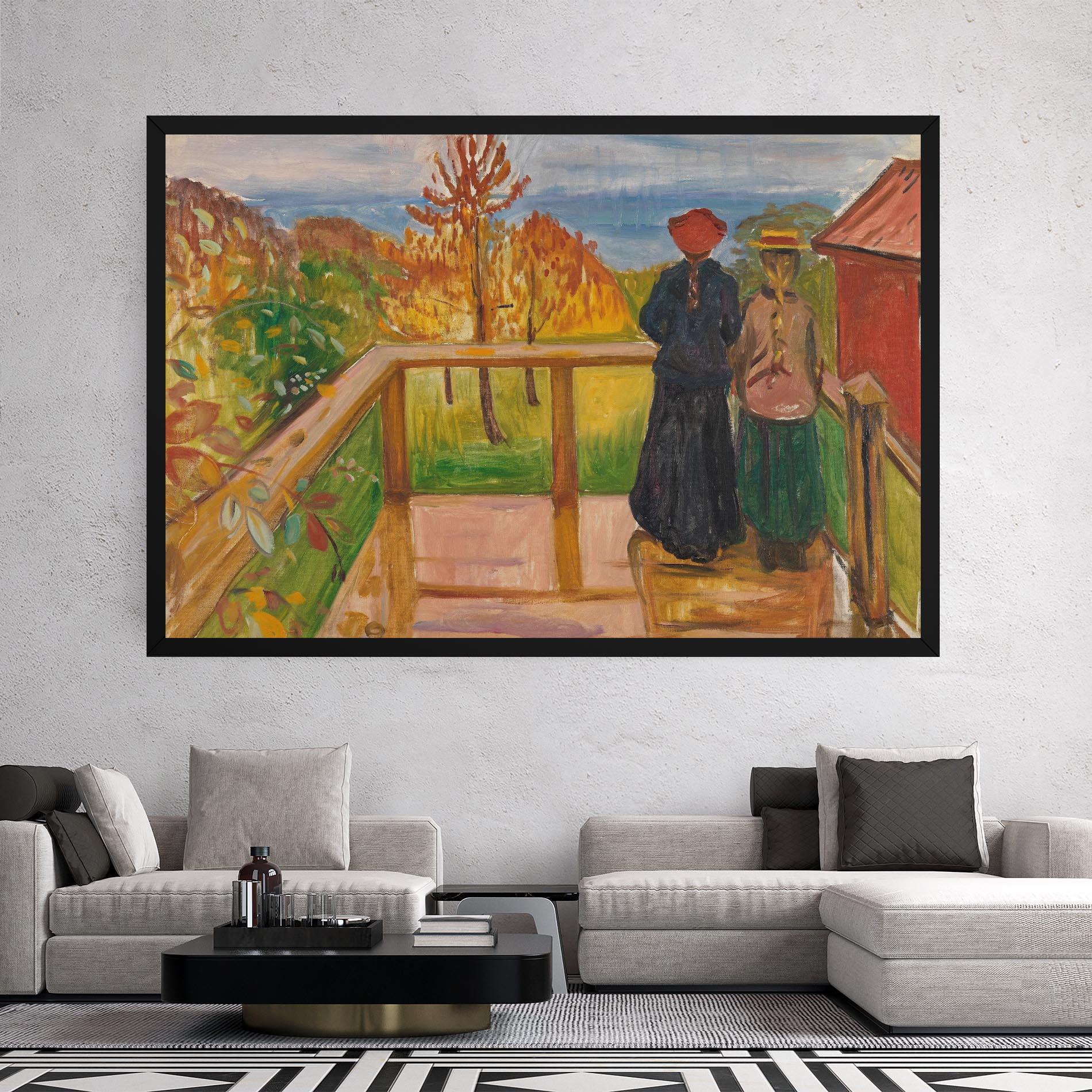 Tablou Canvas On The Veranda mockup 2