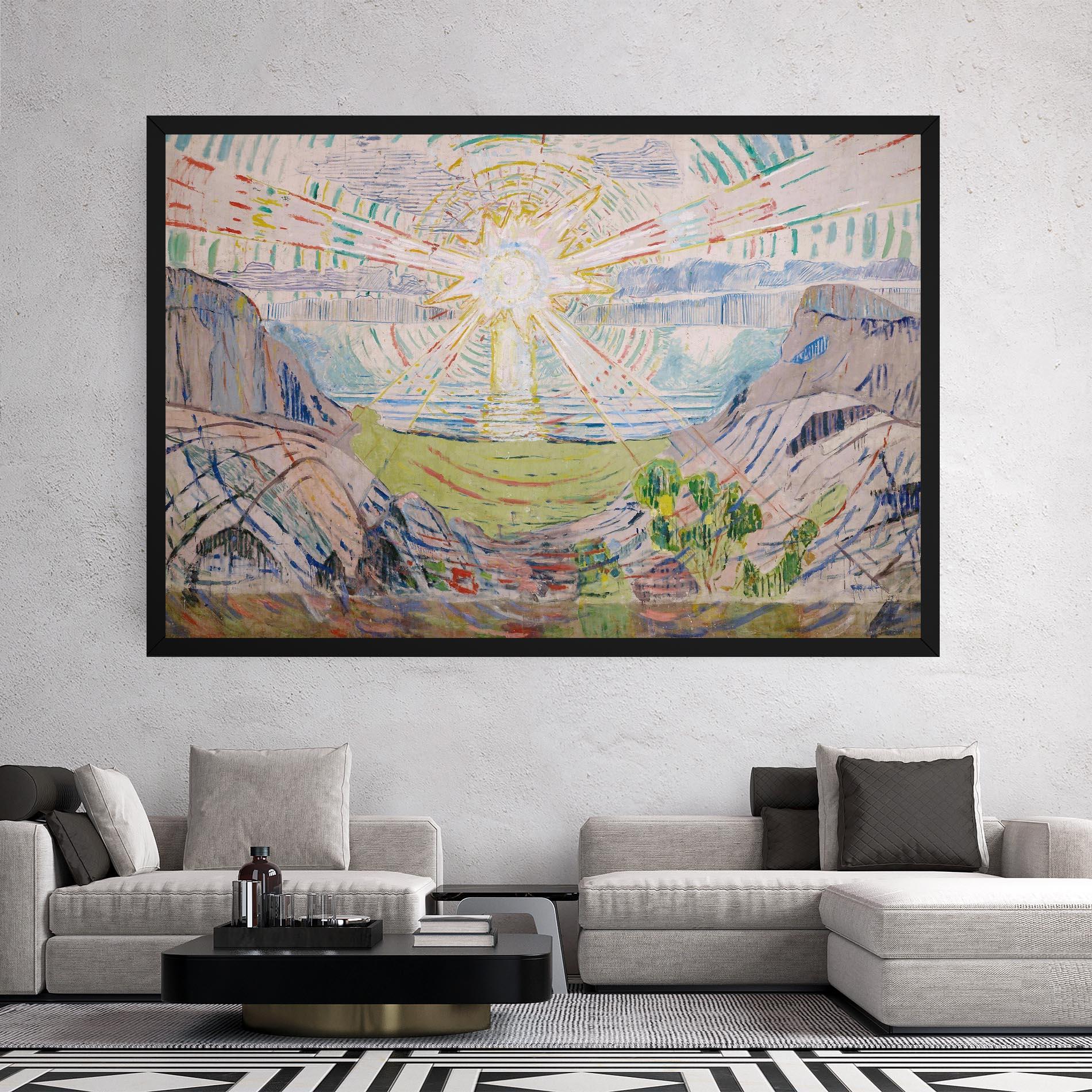 Tablou Canvas The Sun Art mockup 2