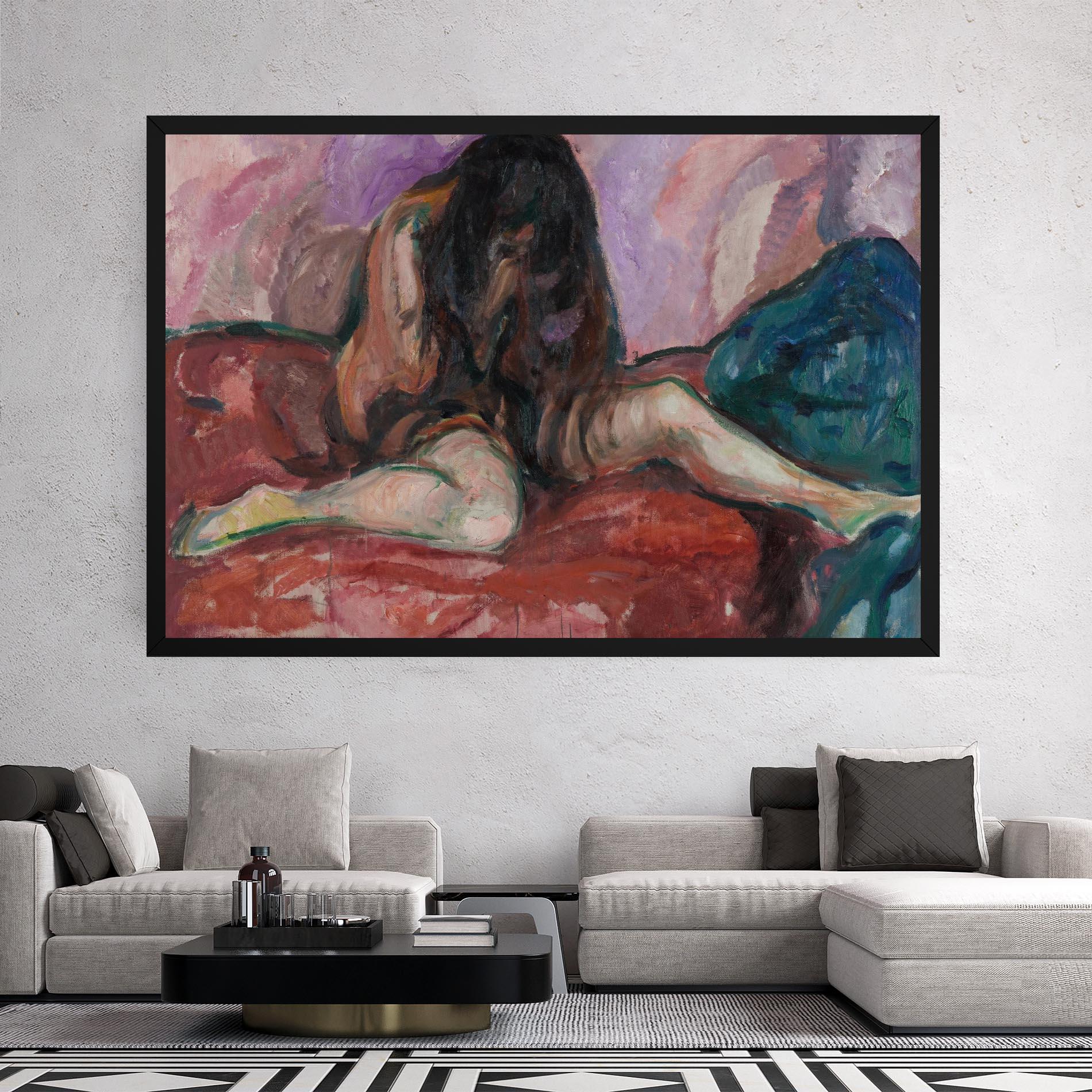 Tablou Canvas Weeping Nude mockup 2