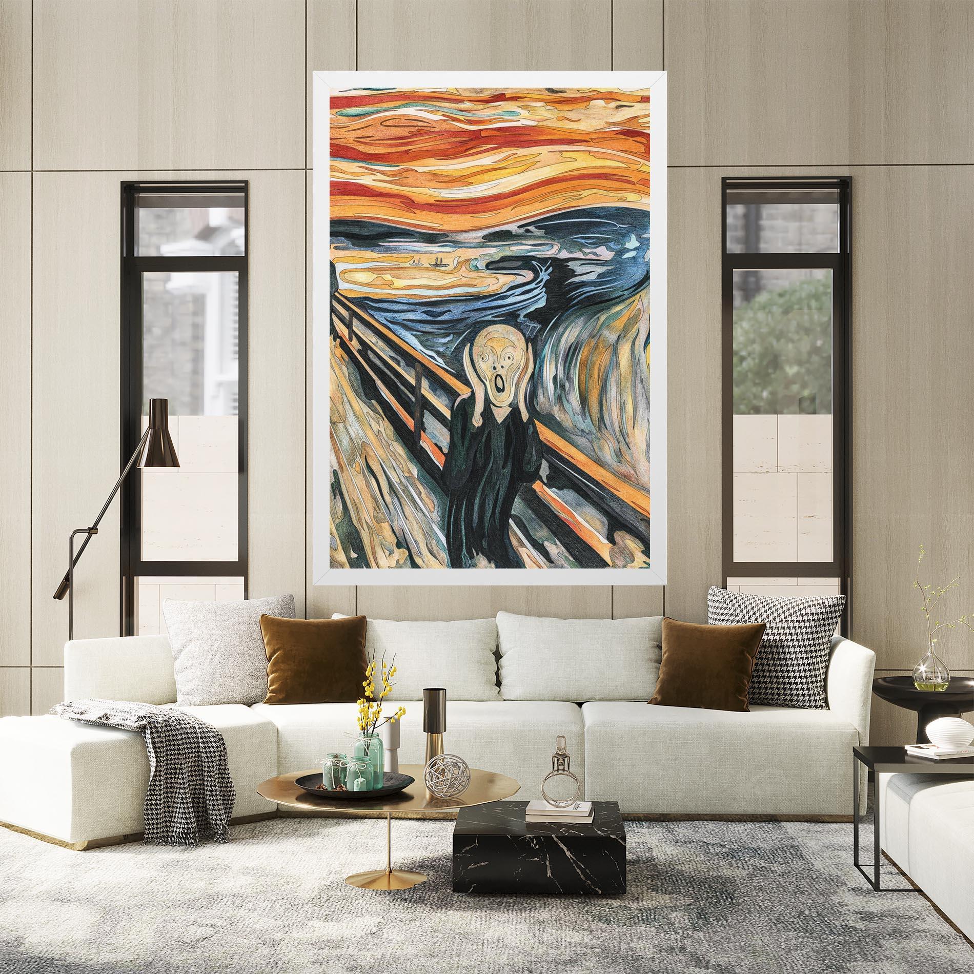 Tablou Canvas The Scream mockup 2