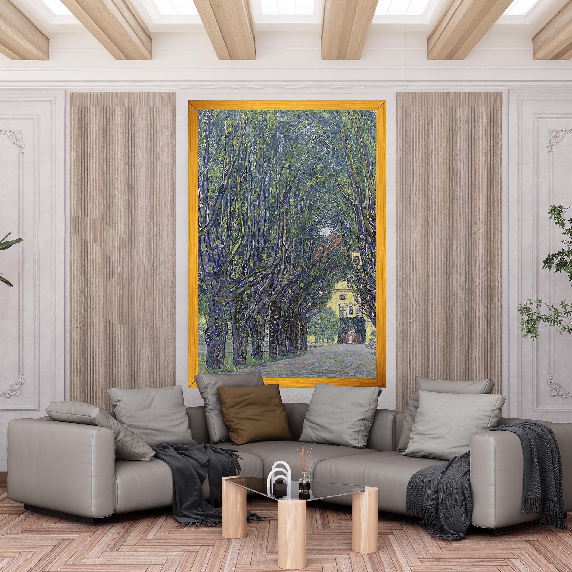 Tablou Canvas Allee At Schloss Kammer mockup 6