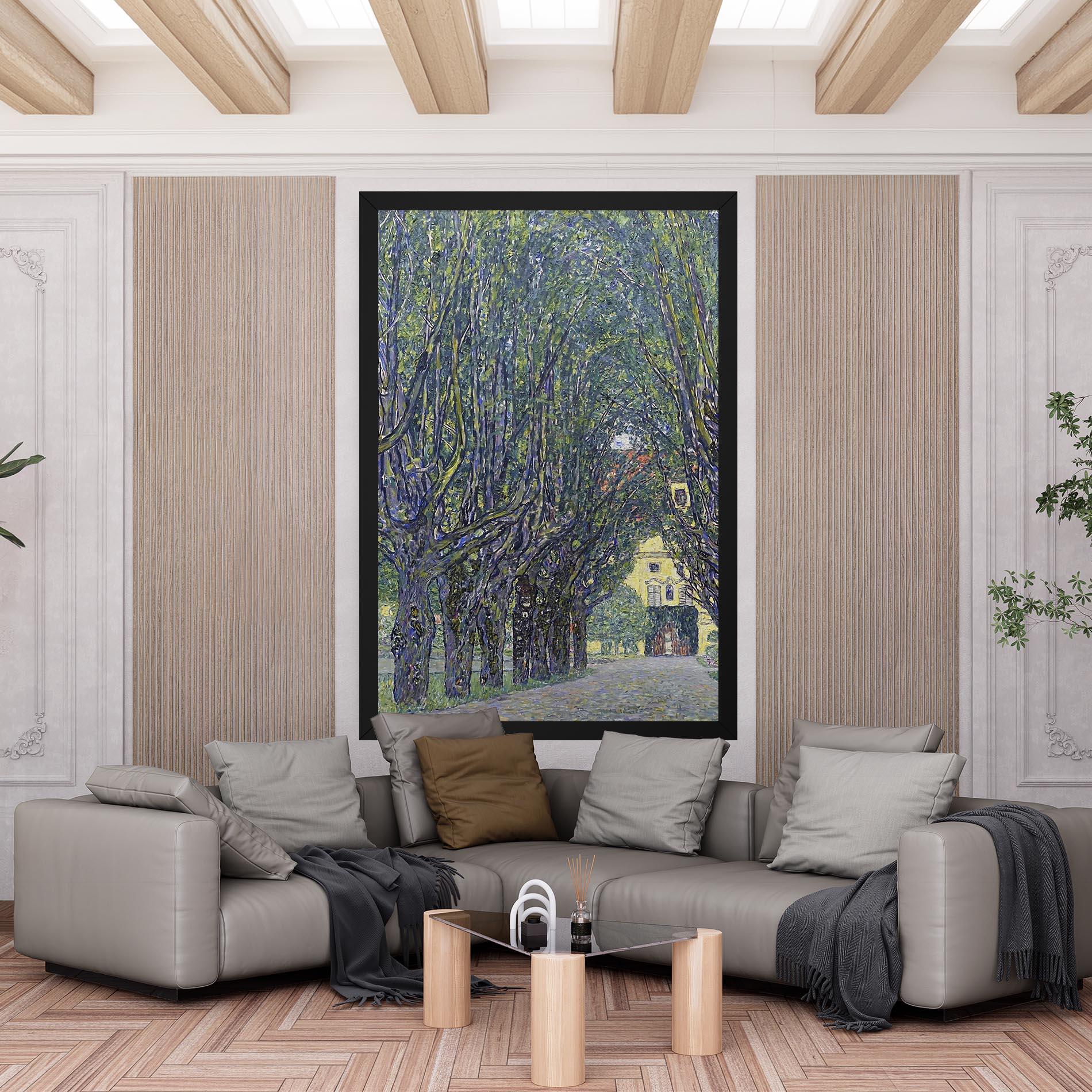 Tablou Canvas Allee At Schloss Kammer mockup 6