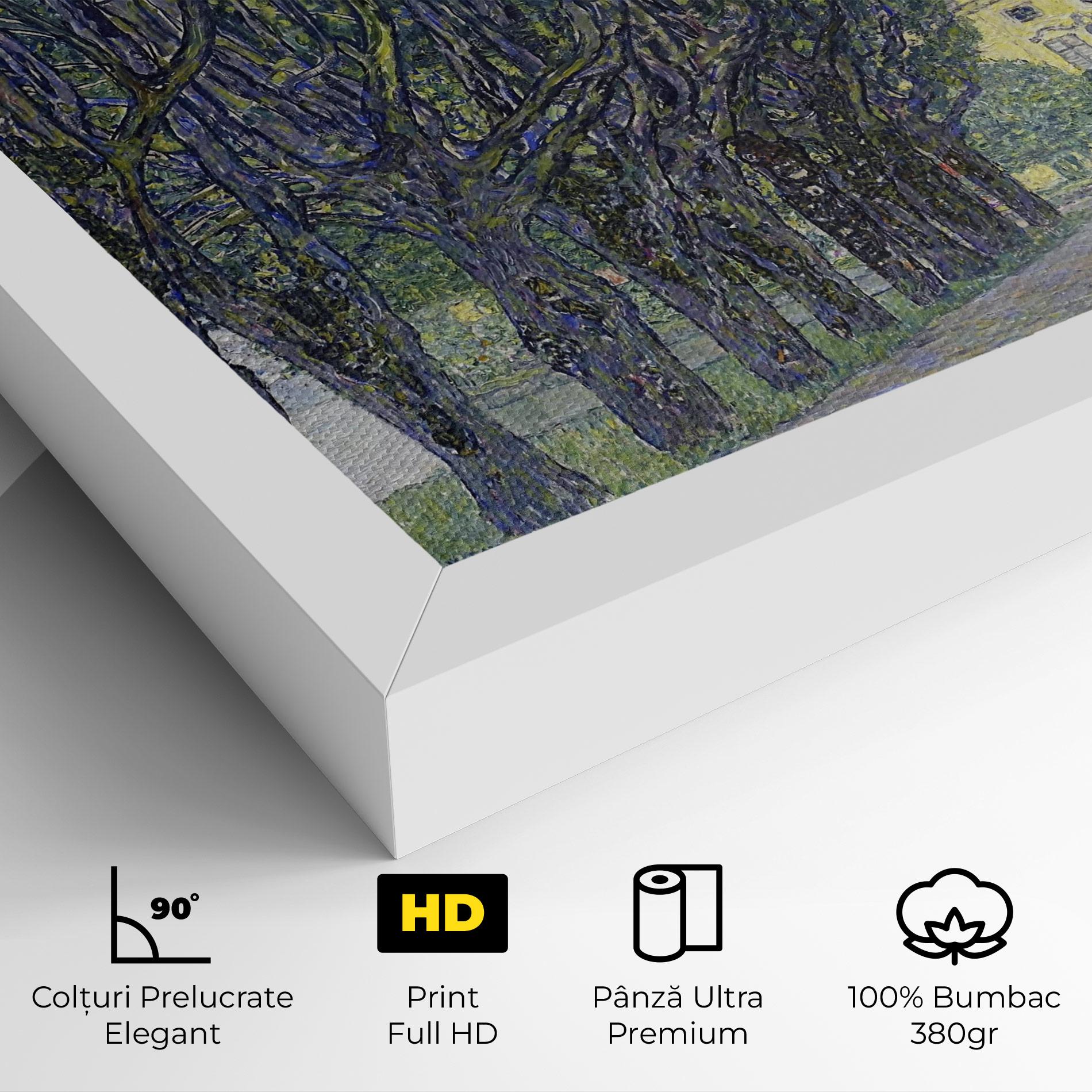 Tablou Canvas Allee At Schloss Kammer mockup 4