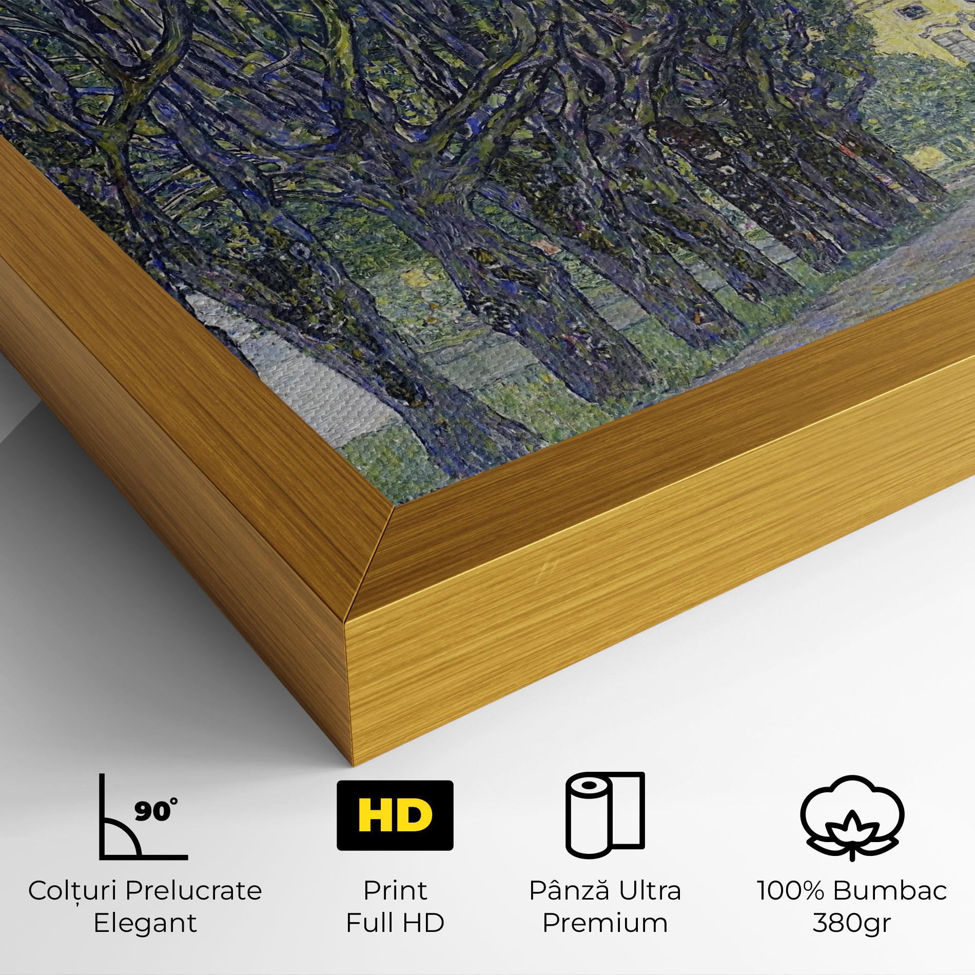 Tablou Canvas Allee At Schloss Kammer mockup 4