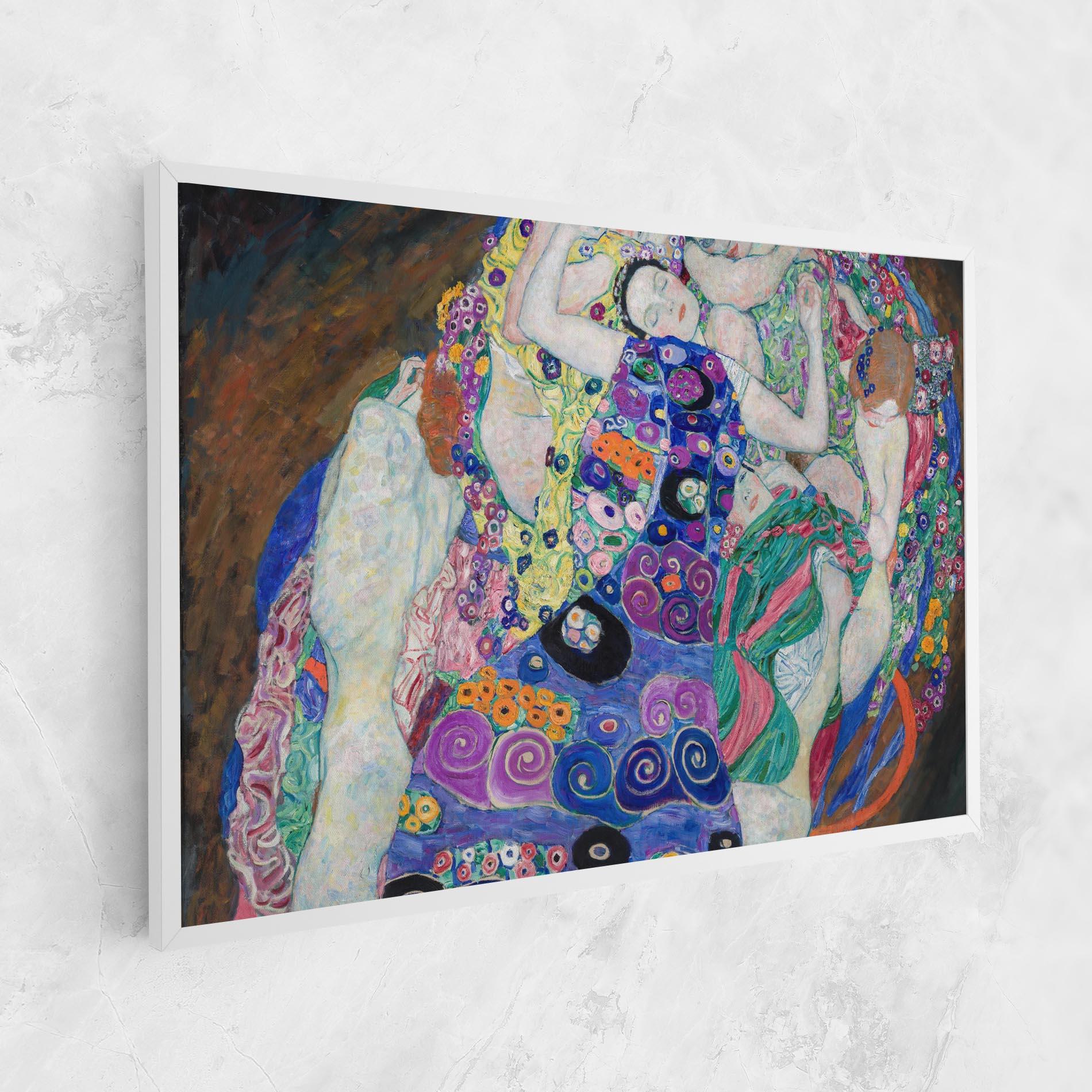 Tablou Canvas Klimt Die Jungfrau mockup 1
