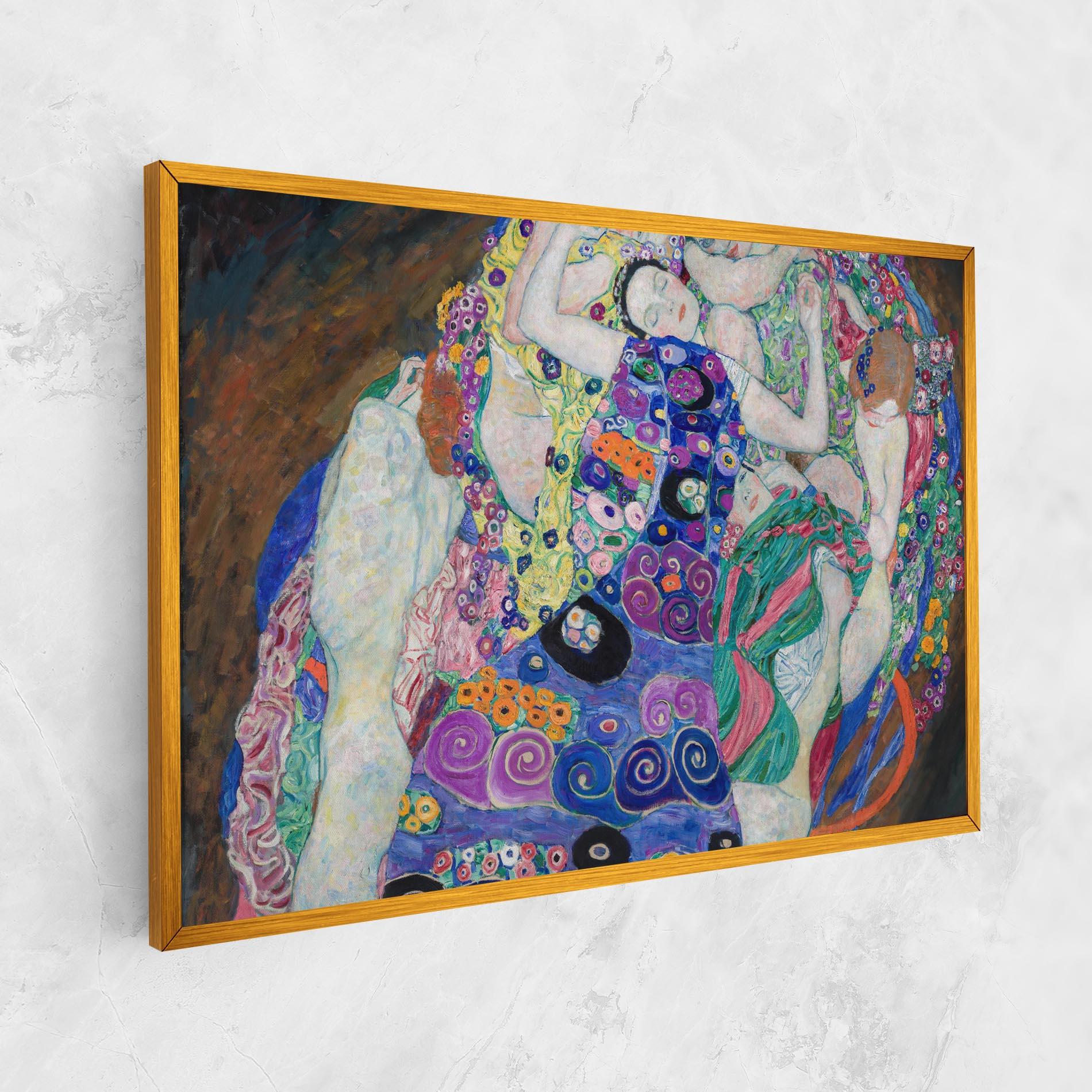 Tablou Canvas Klimt Die Jungfrau mockup 1