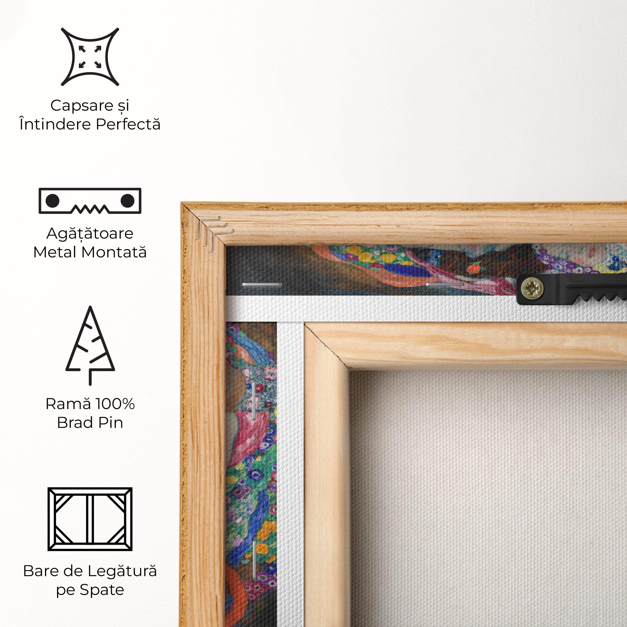 Tablou Canvas Klimt Die Jungfrau mockup 5