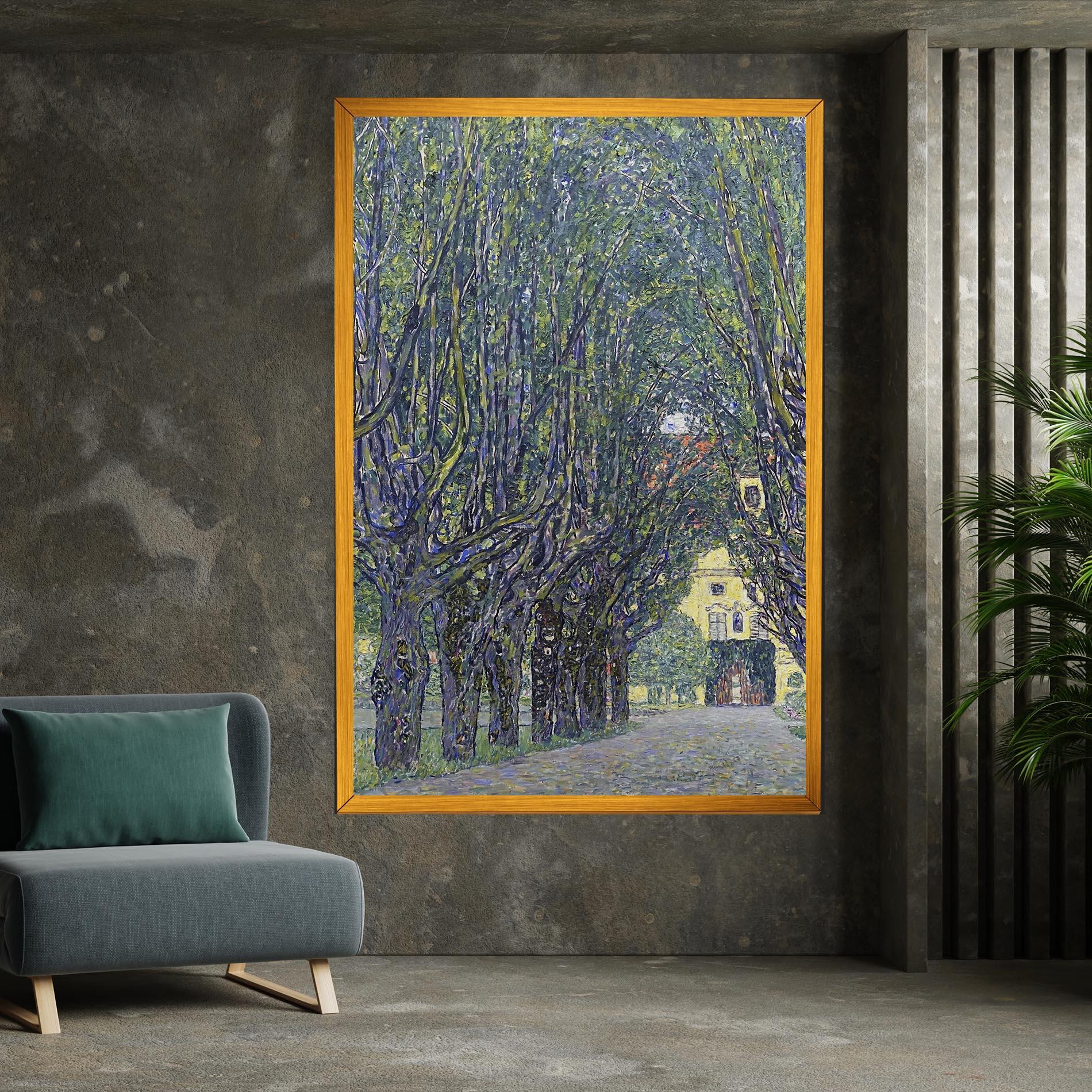 Tablou Canvas Allee At Schloss Kammer mockup 7