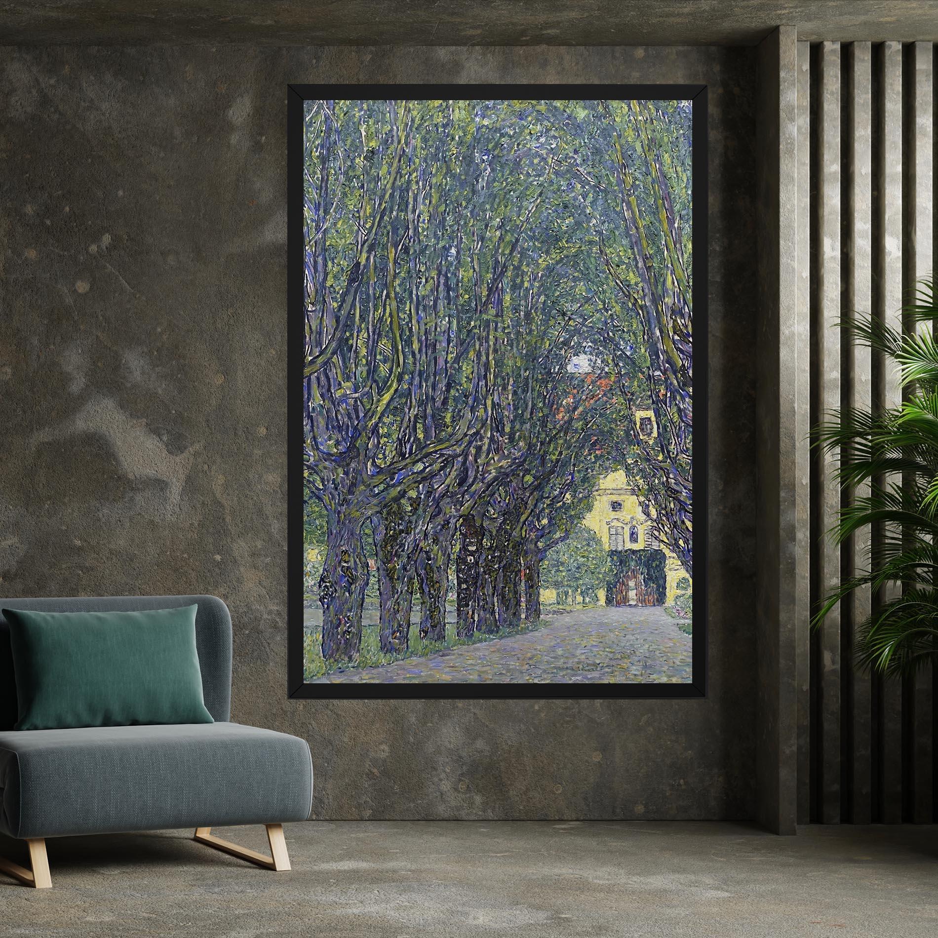 Tablou Canvas Allee At Schloss Kammer mockup 7