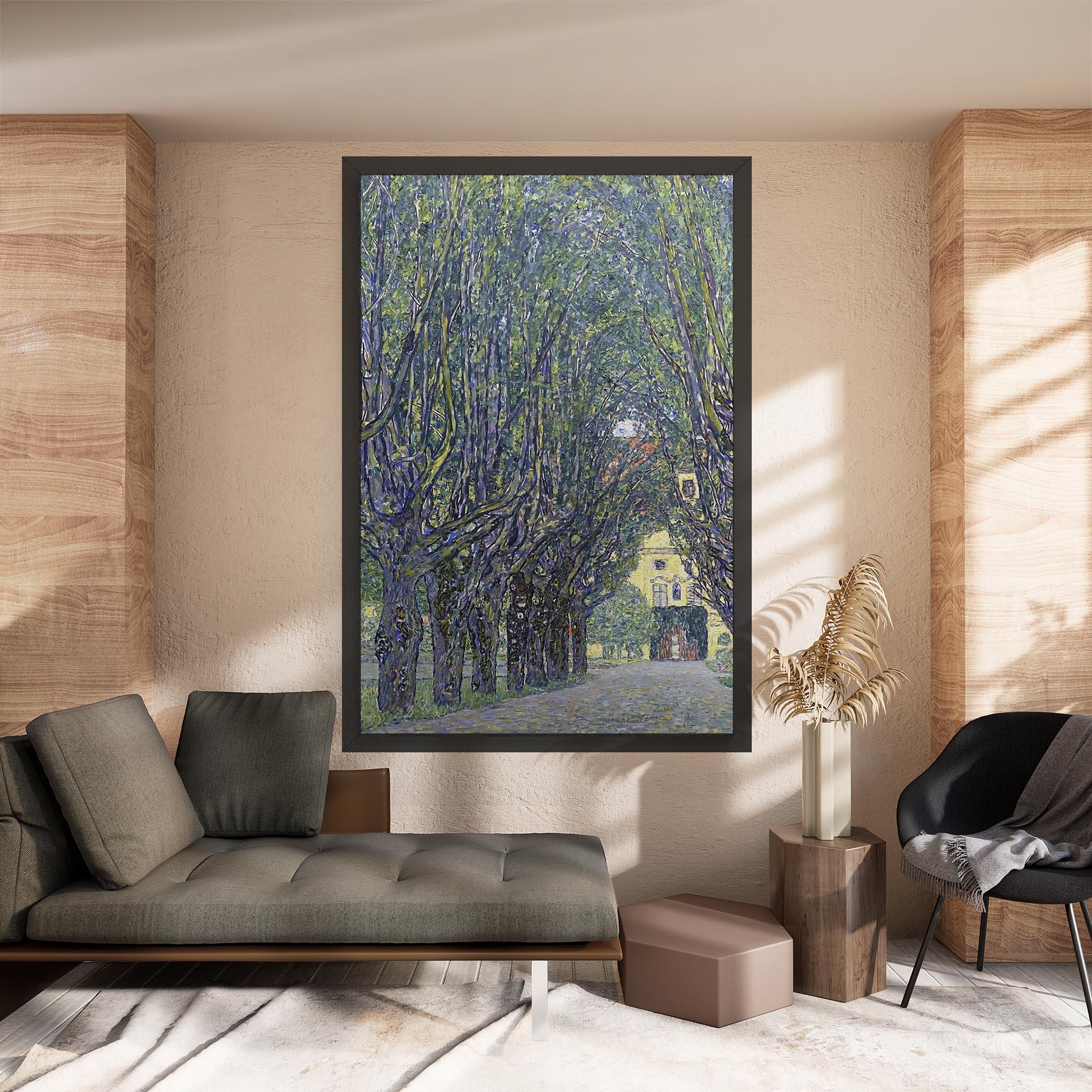 Tablou Canvas Allee At Schloss Kammer mockup 8