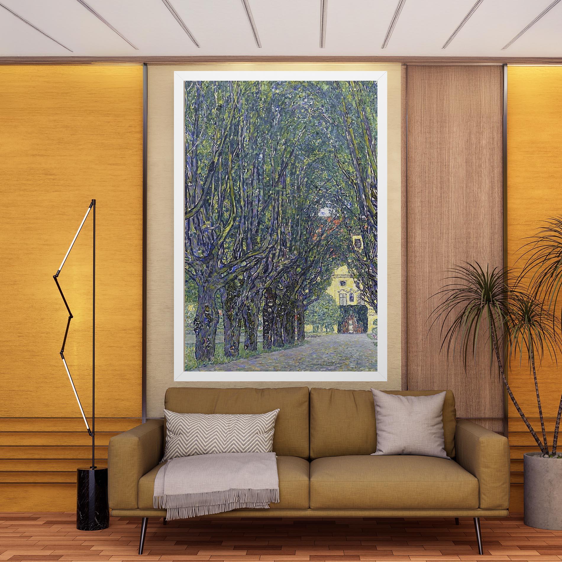 Tablou Canvas Allee At Schloss Kammer mockup 9