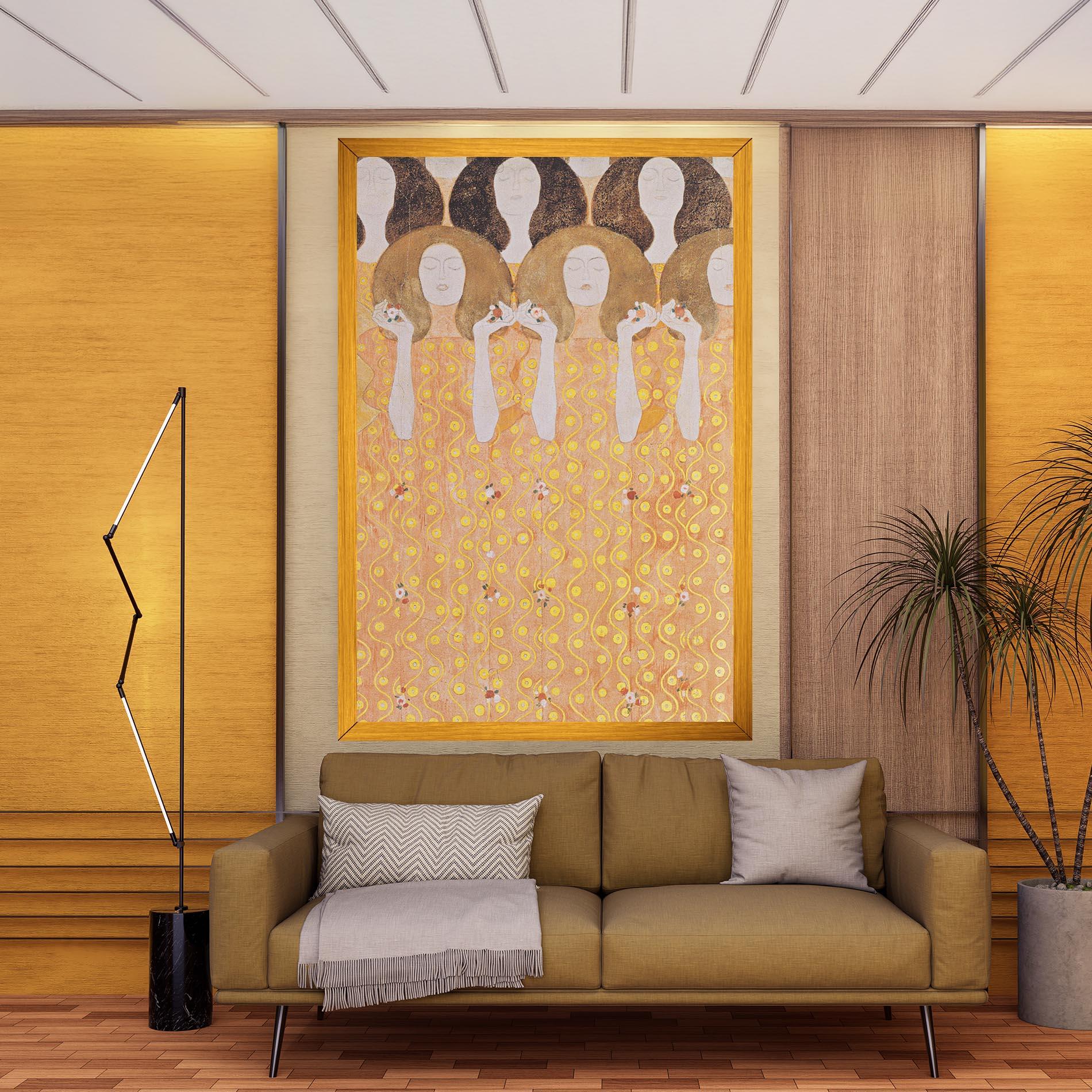 Tablou Canvas Beethoven Frieze mockup 9