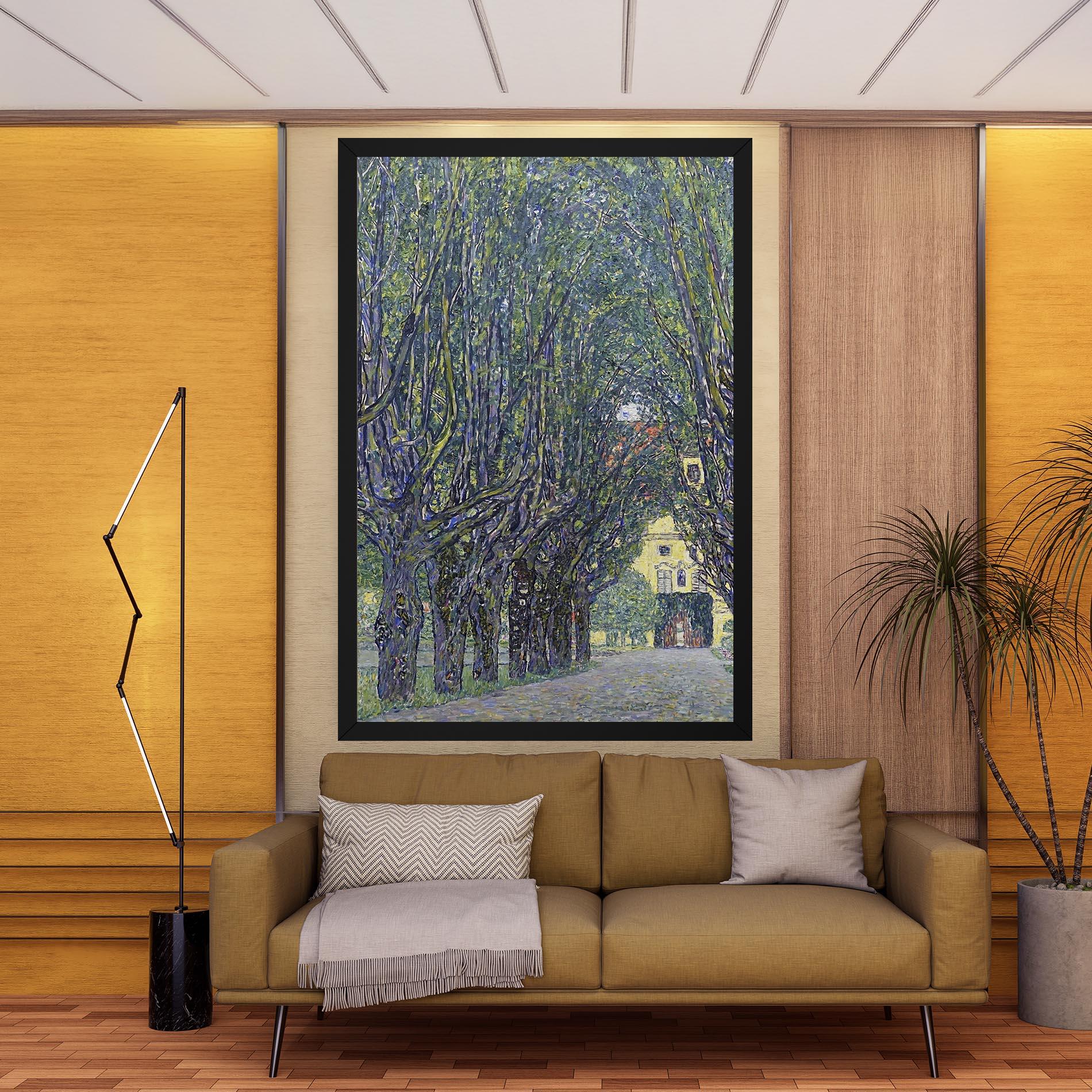 Tablou Canvas Allee At Schloss Kammer mockup 9