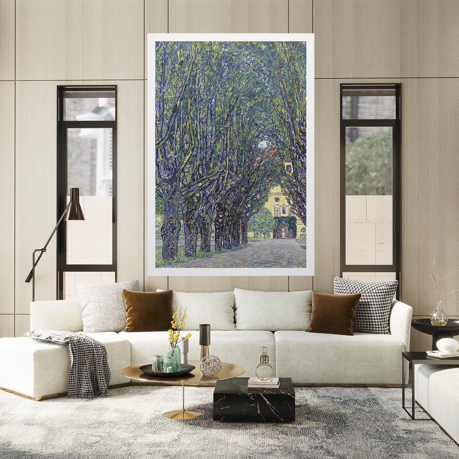 Tablou Canvas Allee At Schloss Kammer mockup 2