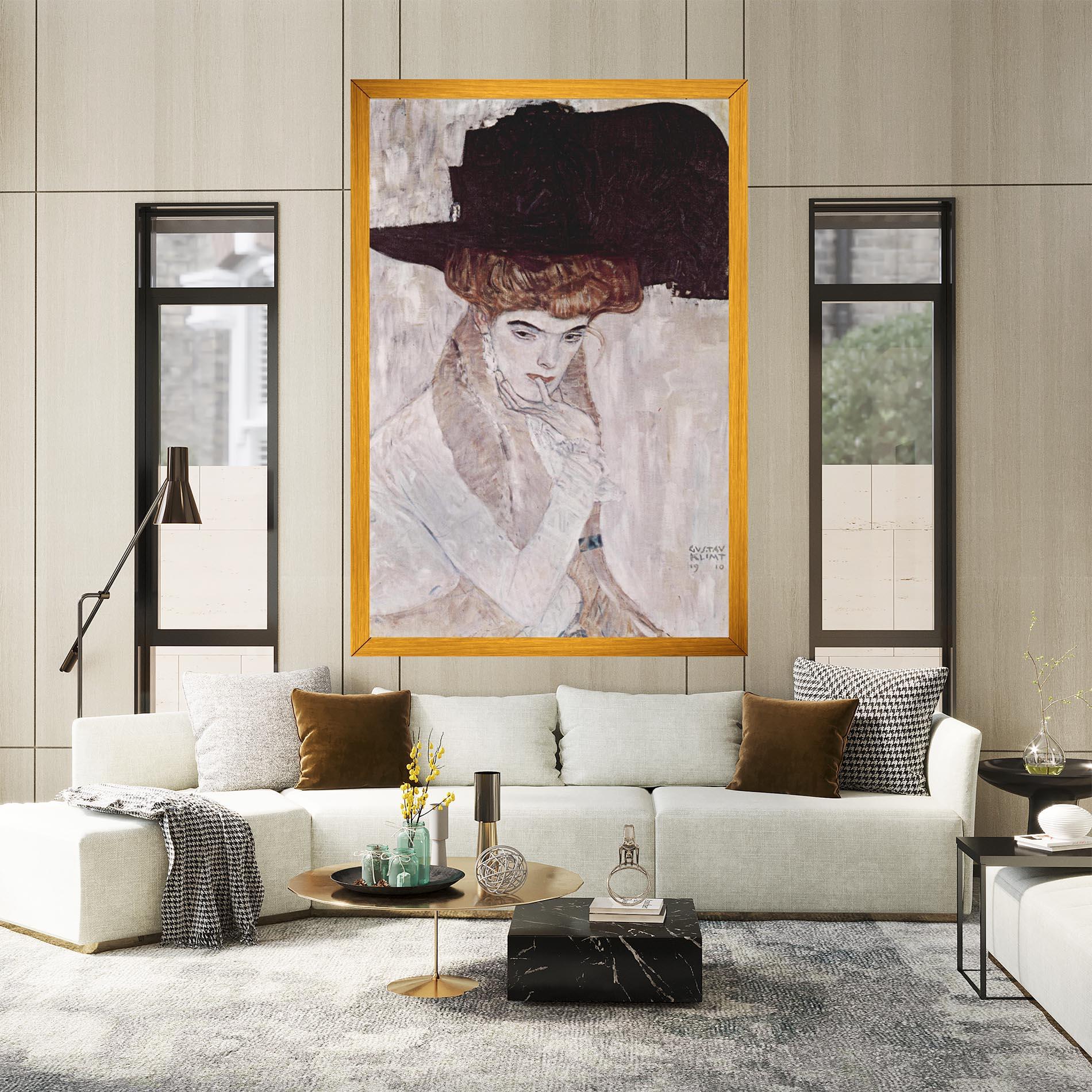Tablou Canvas Klimt Woman mockup 2