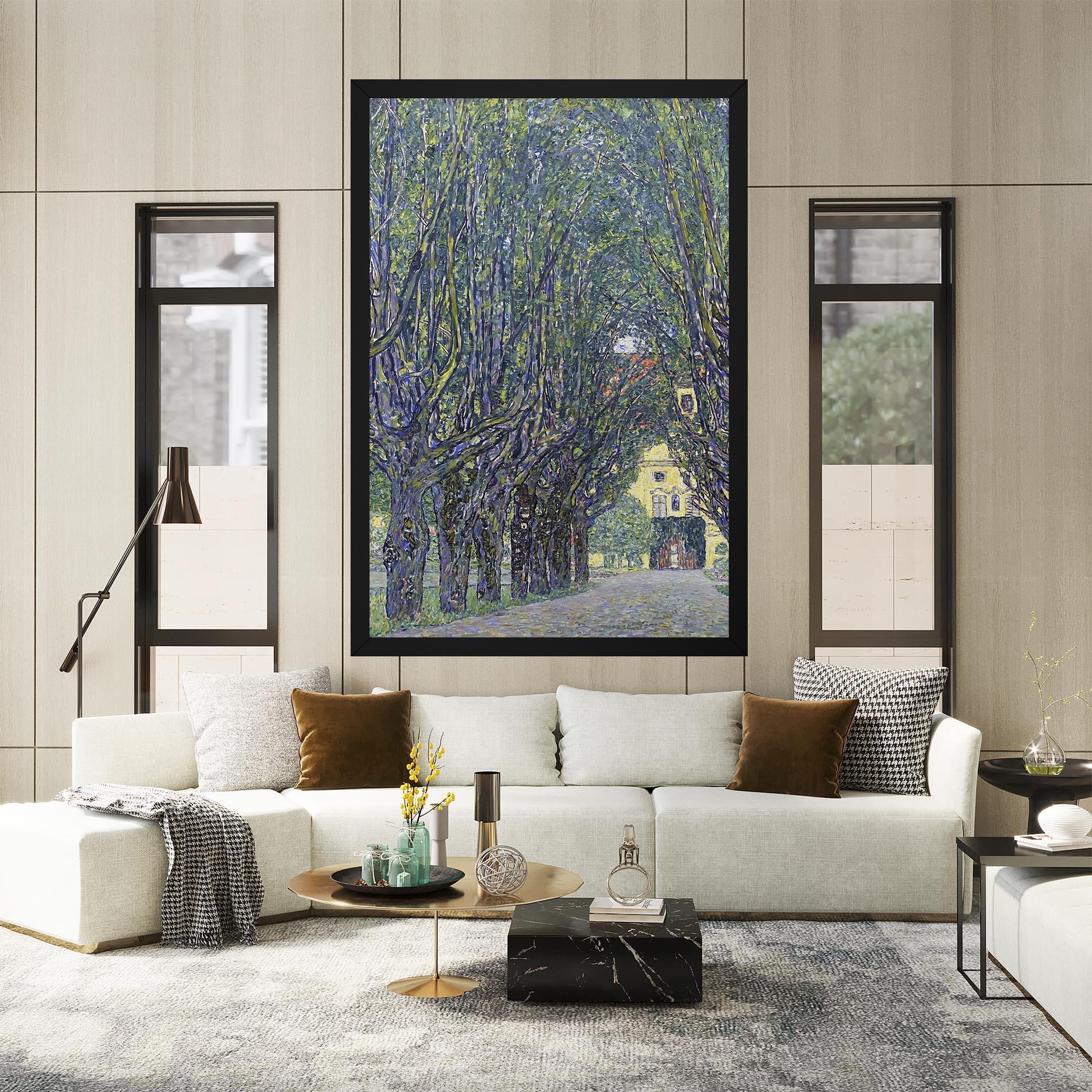 Tablou Canvas Allee At Schloss Kammer mockup 2