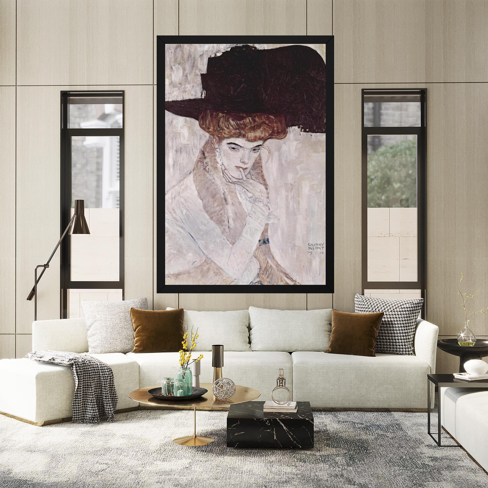 Tablou Canvas Klimt Woman mockup 2